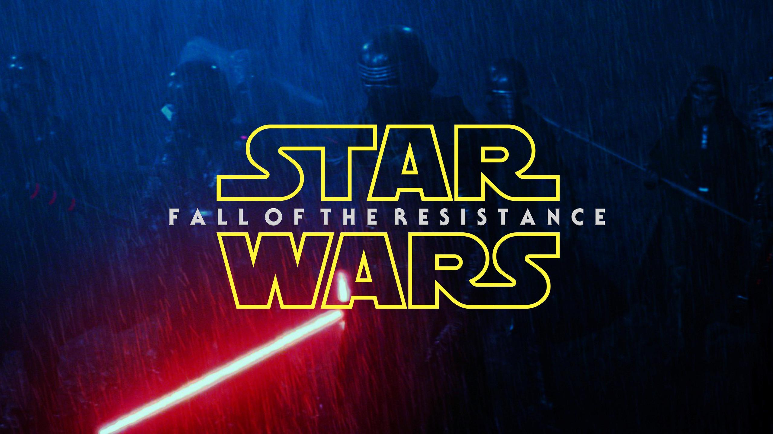 Star Wars Fall Of The Resistance Episode VIII Wall