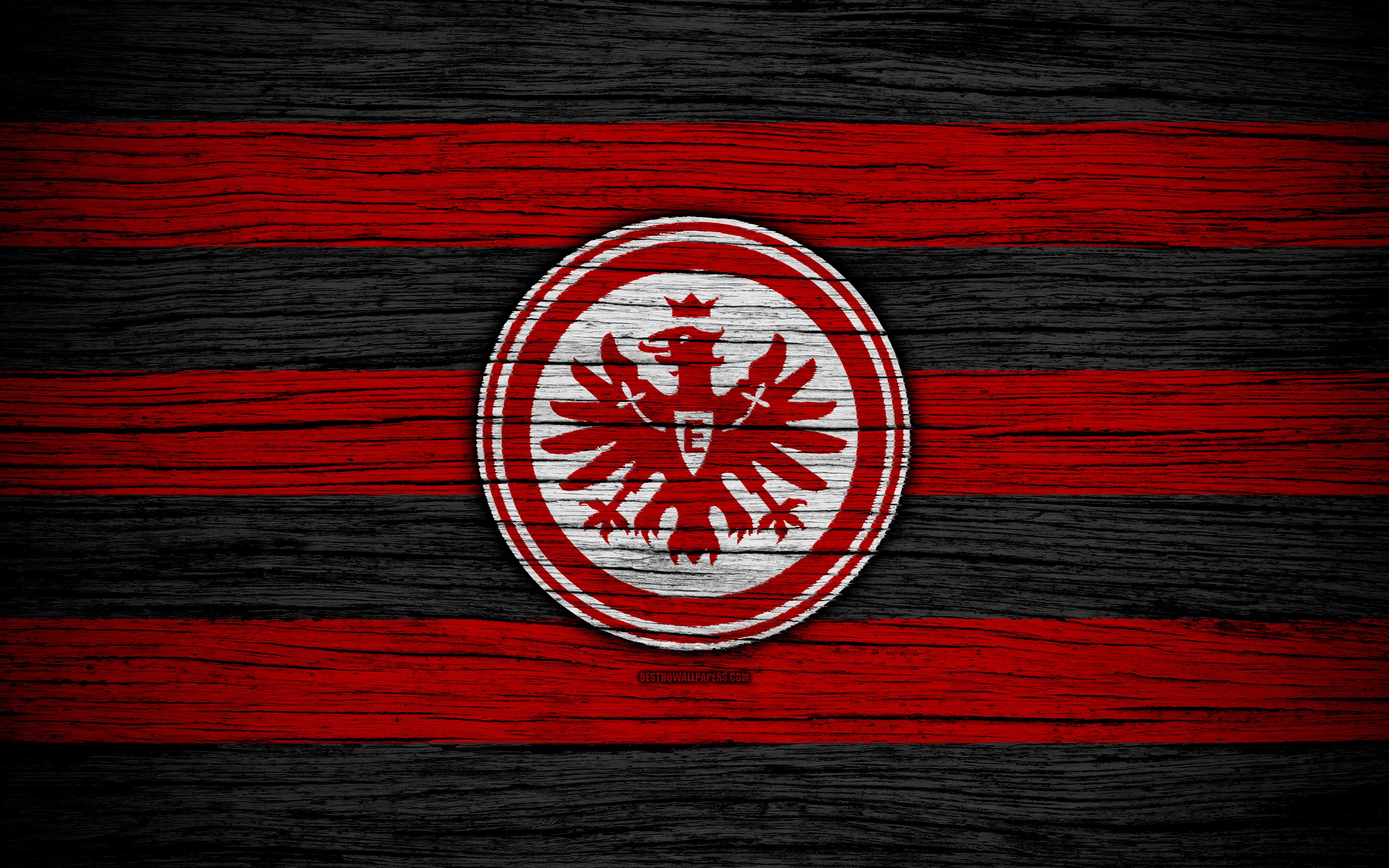 Download wallpaper Eintracht Frankfurt, 4k, Bundesliga, logo