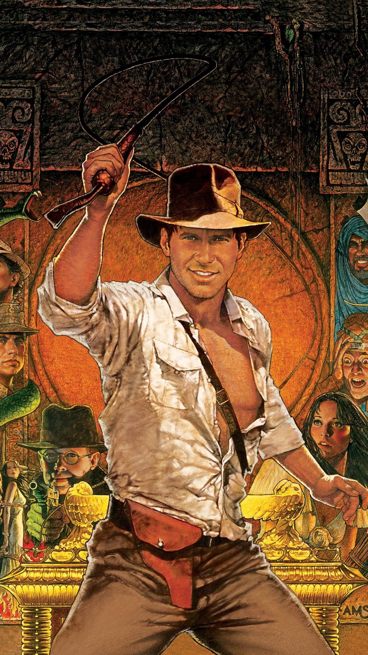 Raiders of the Lost Ark (1981) Phone Wallpaper. Indiana