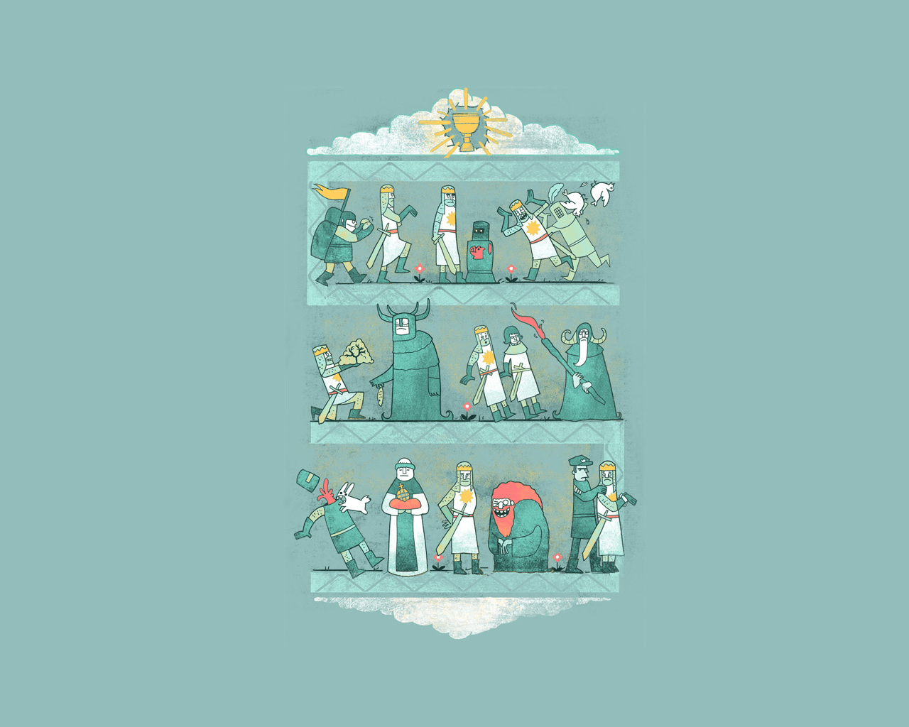 Monty Python and the Holy Grail wallpaper