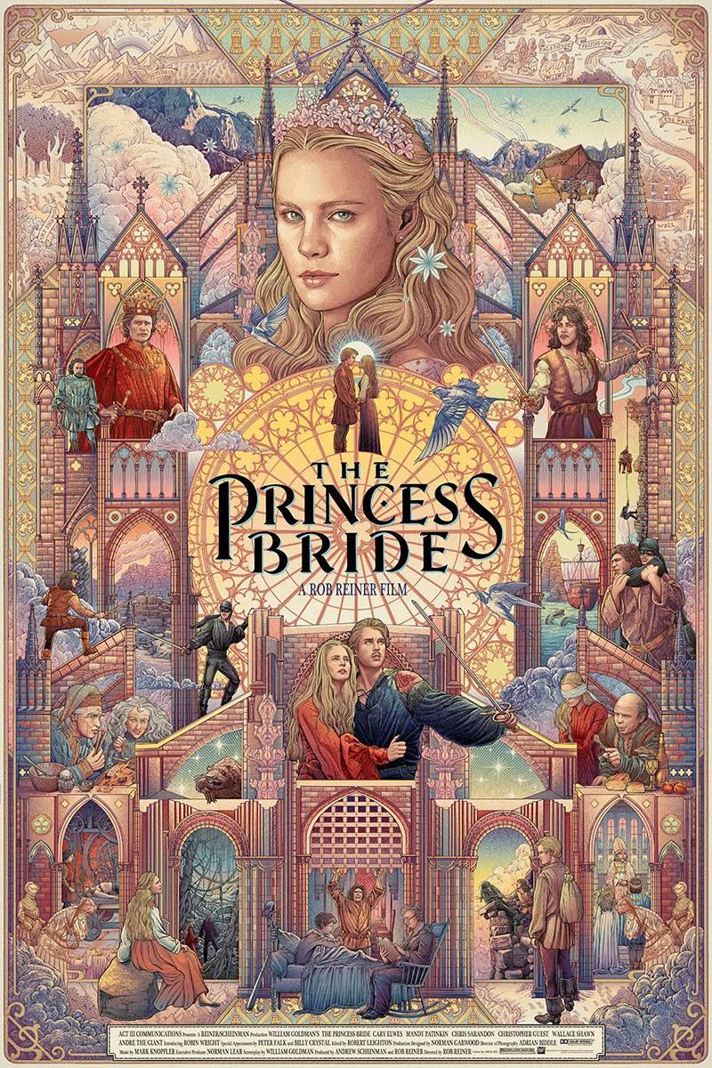The Princess Bride (1987) Alt Movie Poster by Ise Ananphada HD