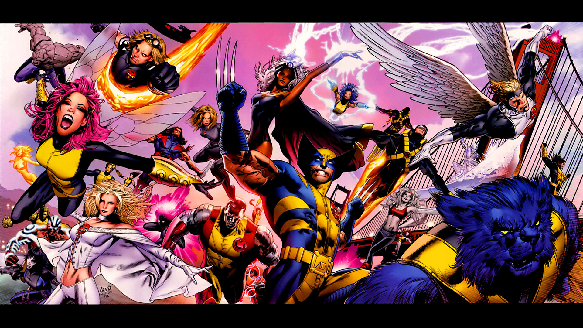 Comics, X Men, Wolverine, Marvel Comics, Archangel, Cyclops, Storm