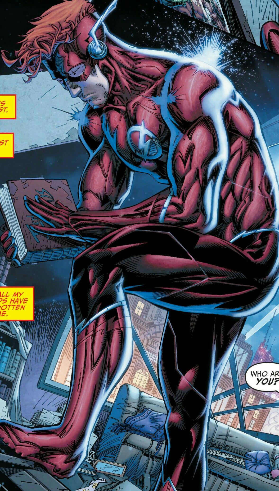Flash Wally. The Flash a.k.a. Barry Allen, Kid Flash Wally West