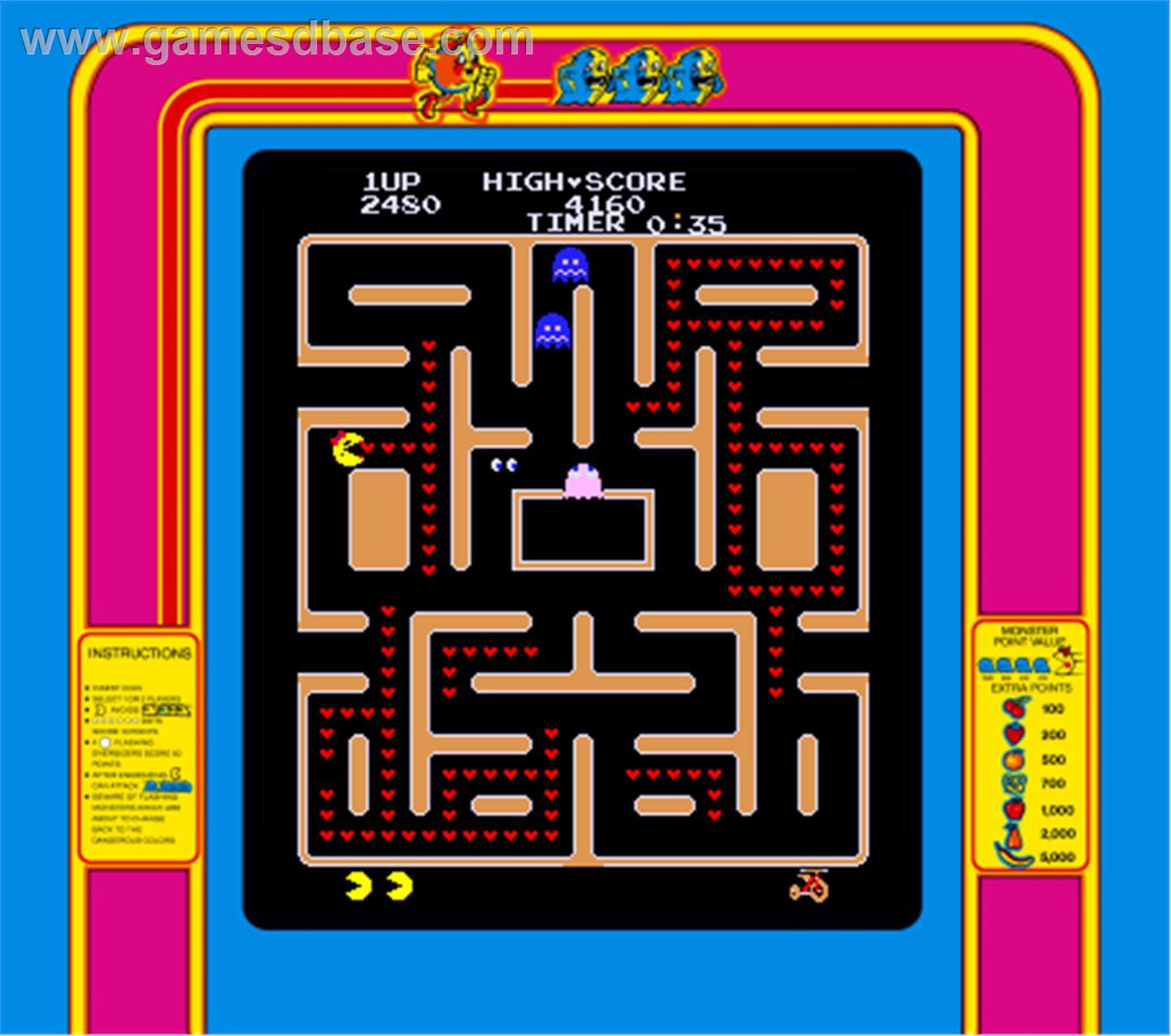 Games Background, 742745 Ms Pacman Wallpaper,