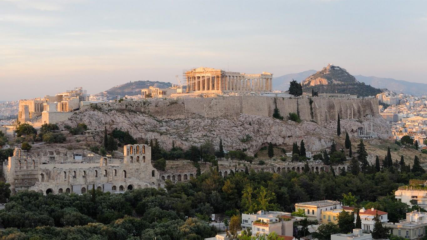 Acropolis, Athens city HD wallpaper