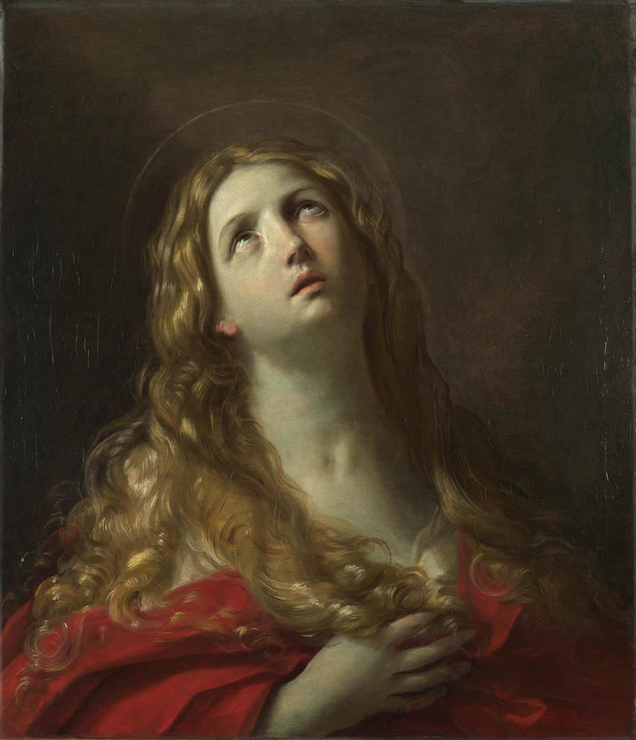 Saint Mary Magdalene italian baroque guido reni art wallpaper