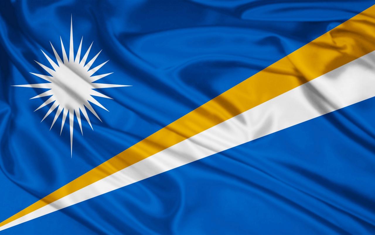 Marshall Islands flag wallpaper. Marshall Islands flag