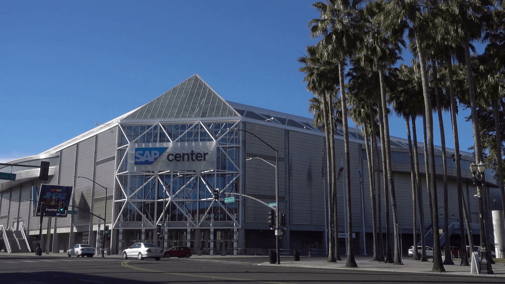 SAP Center in San Jose, California, USA Stock Video Footage