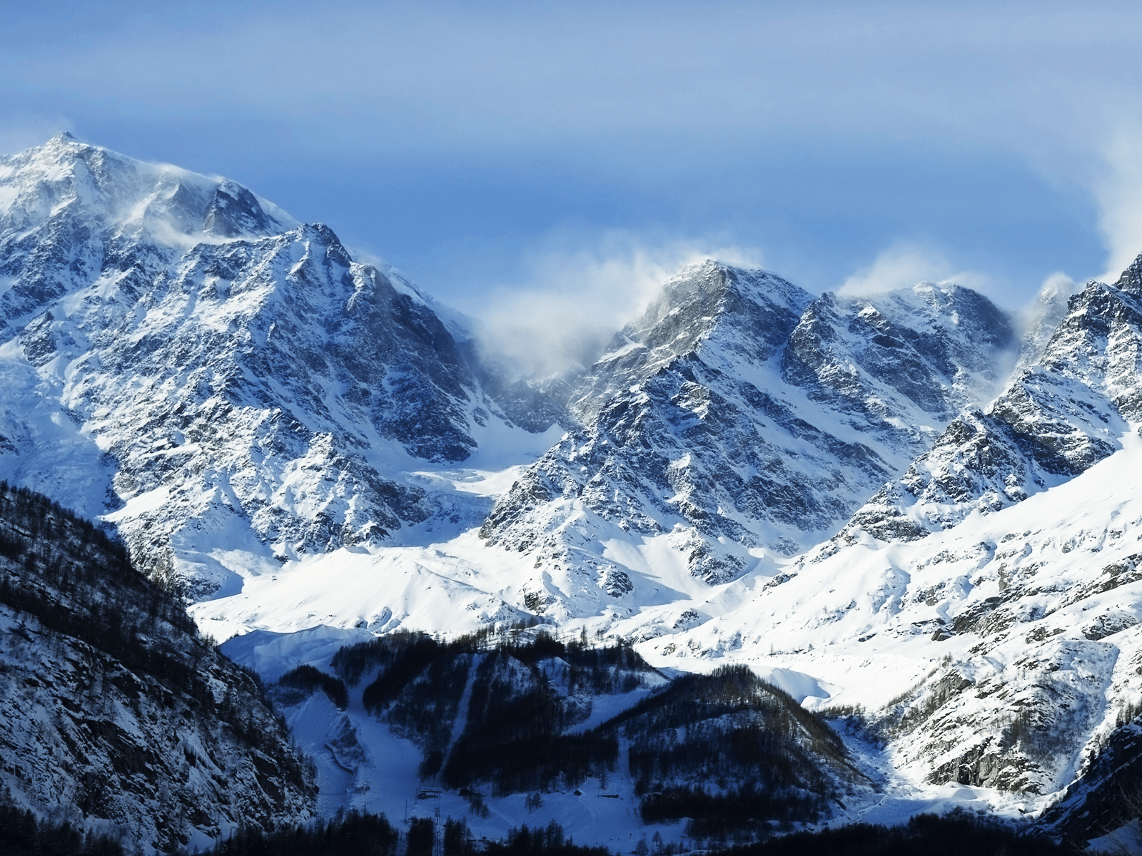 Denver Mountains Wint HD Wallpaper, Background Image