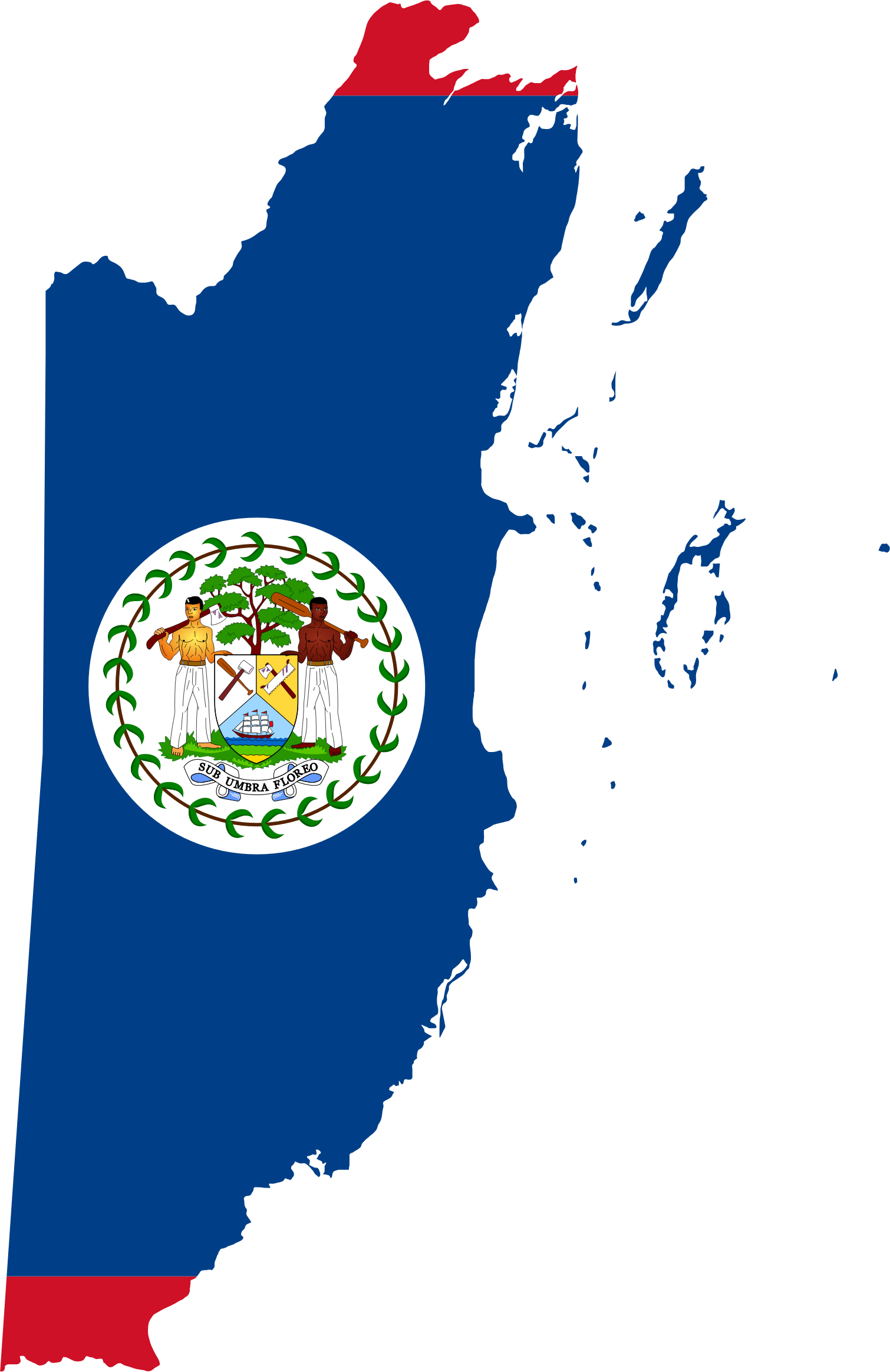Clipart Map Flag. Belize. Belize, Belize flag, Flag