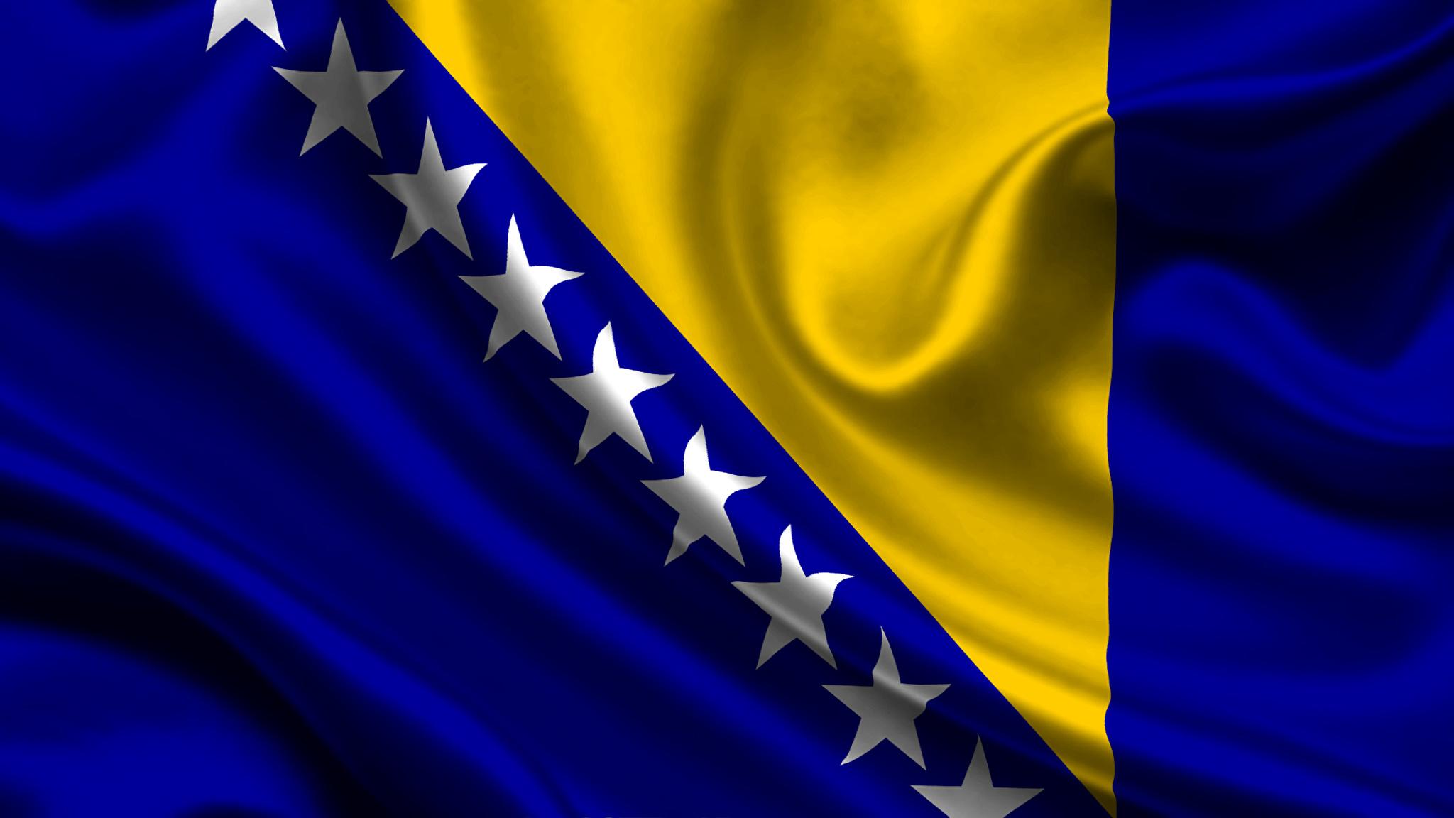 Picture Bosnia And Herzegovina Flag 2048x1152