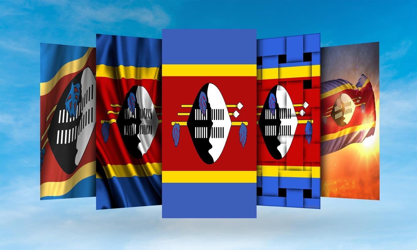 Swaziland Flag Wallpaper for Android