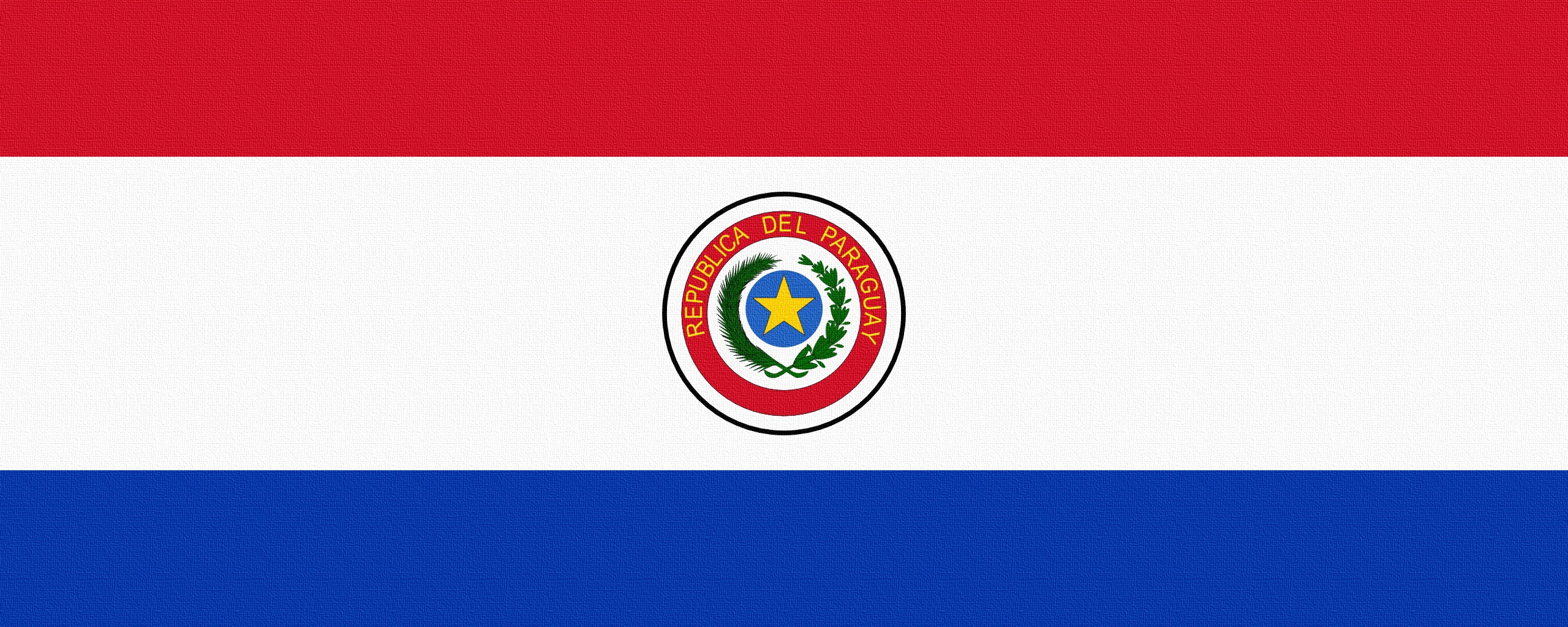 Download wallpaper 2560x1024 paraguay, flag, line ultrawide monitor