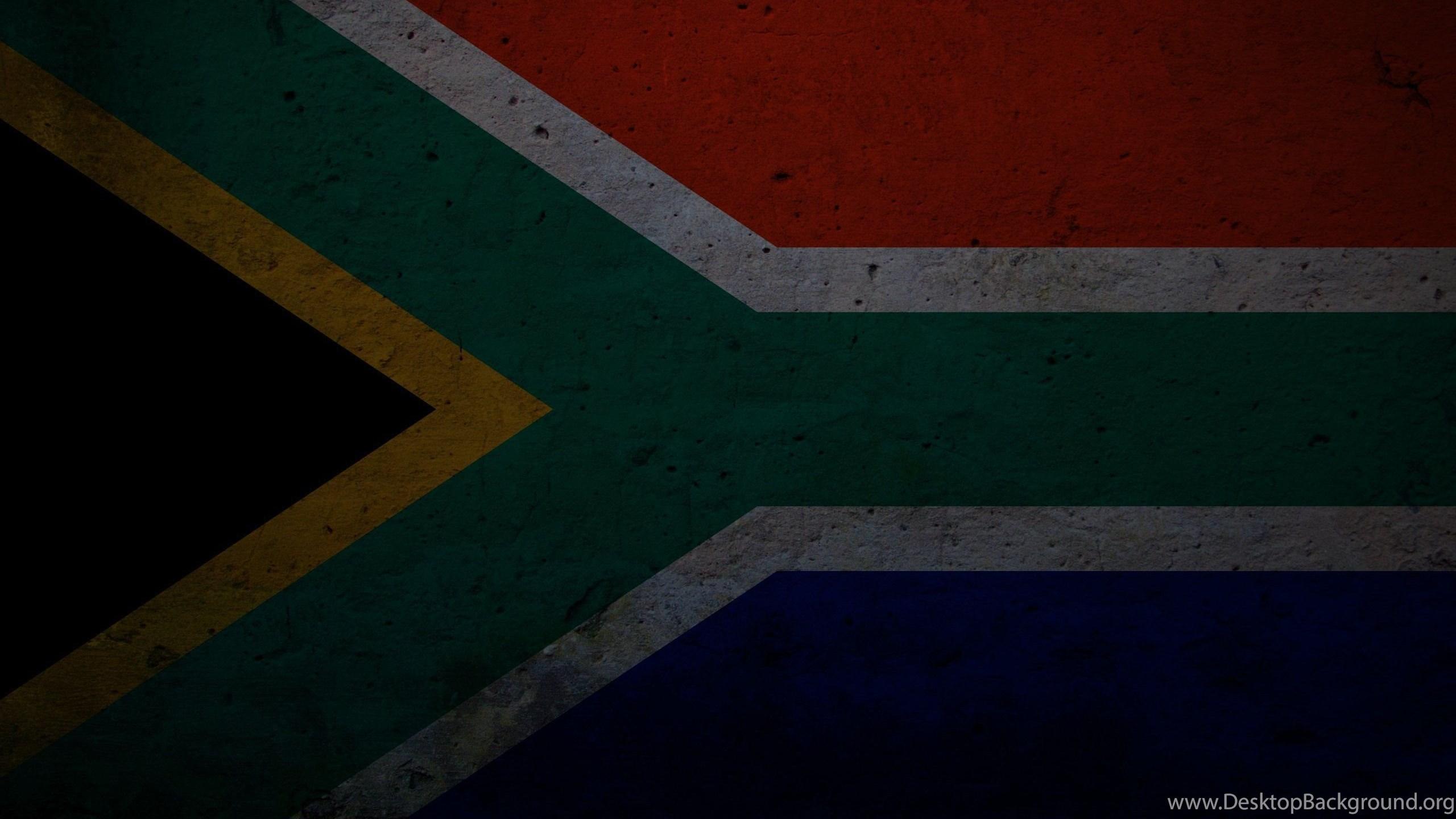 South Africa Flags Wallpaper Desktop Background