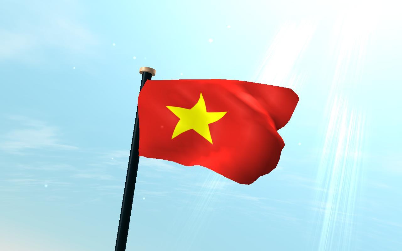 Vietnam Flag 3D Free Wallpaper for Android