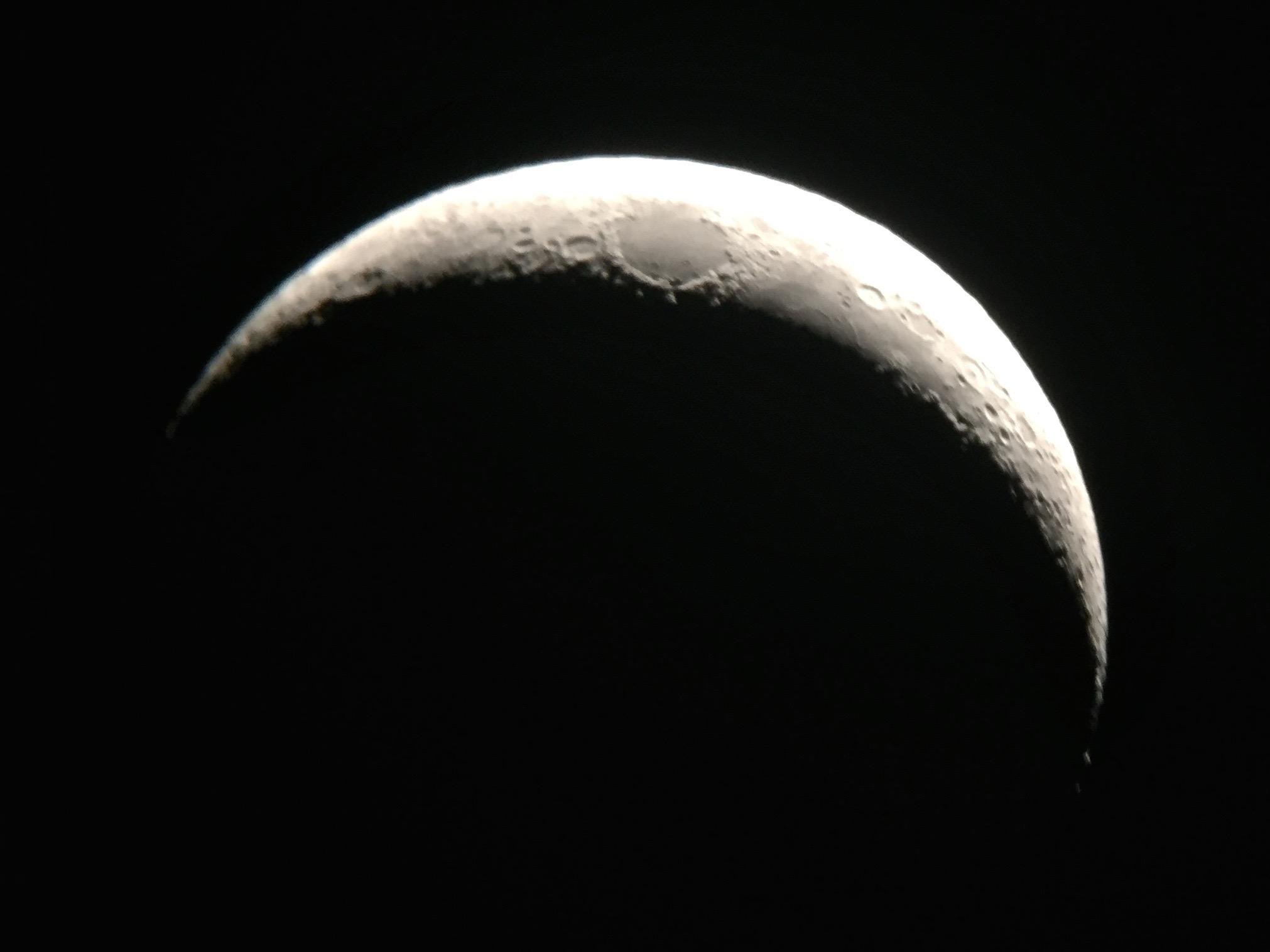 Crescent Moon Wallpaper Widescreen Image Photo Picture