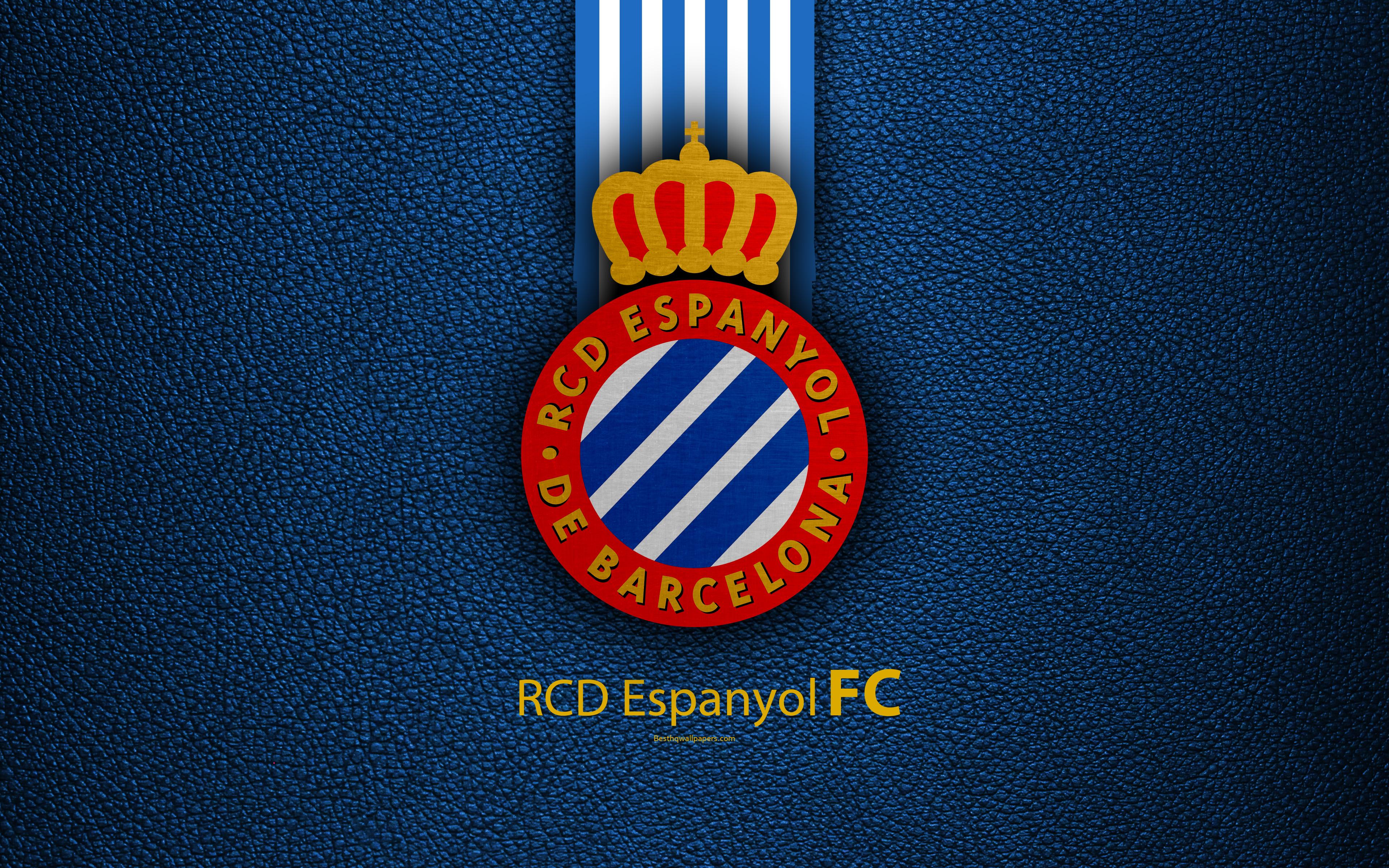 Download wallpaper RCD Espanyol FC, 4K, Spanish football club, La