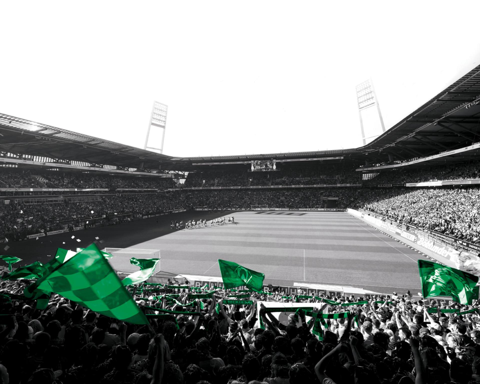Fankurve: Wallpaper. SV Werder Bremen