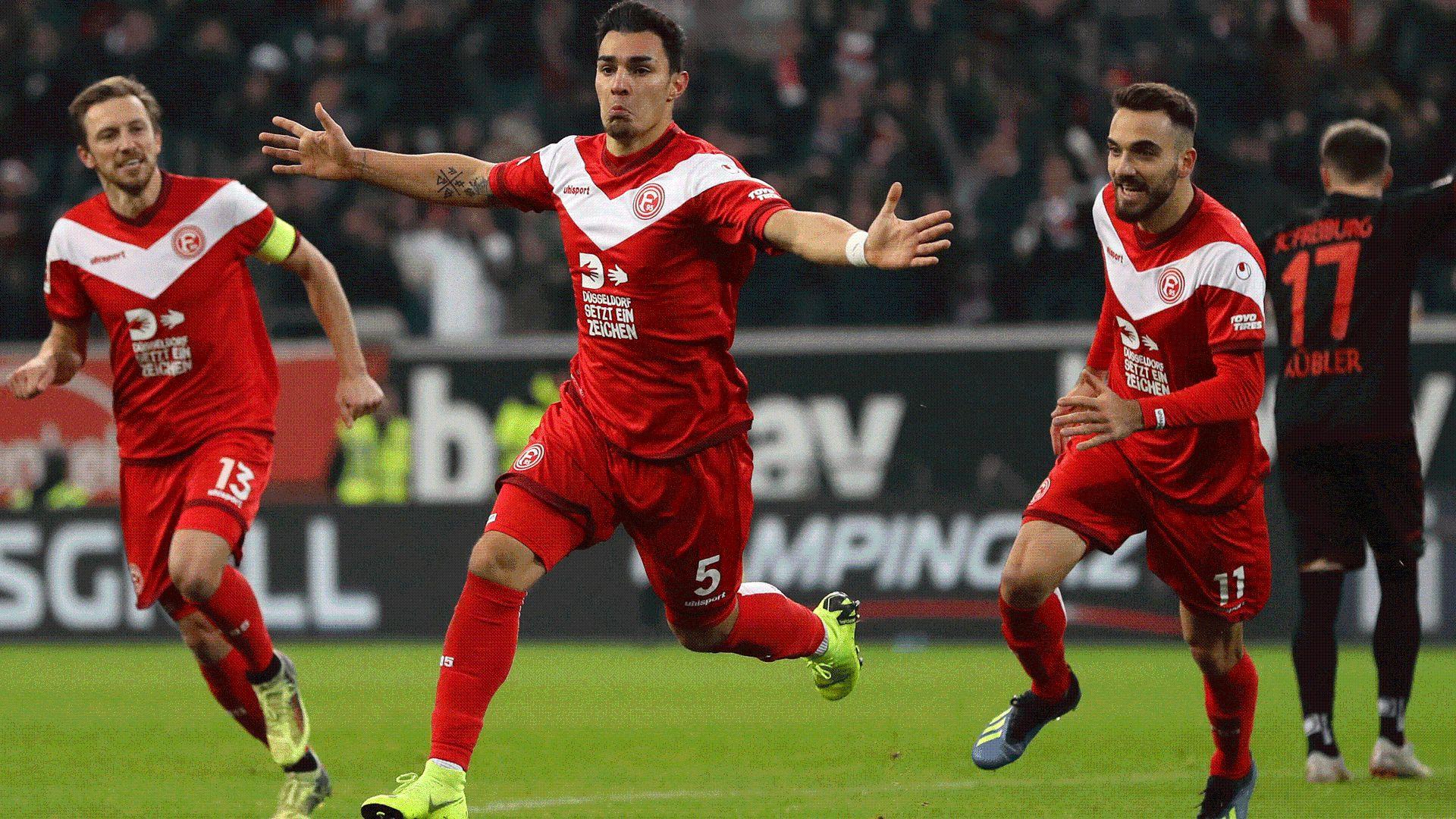 Bundesliga. Kaan Ayhan's brace earns Fortuna Düsseldorf third win