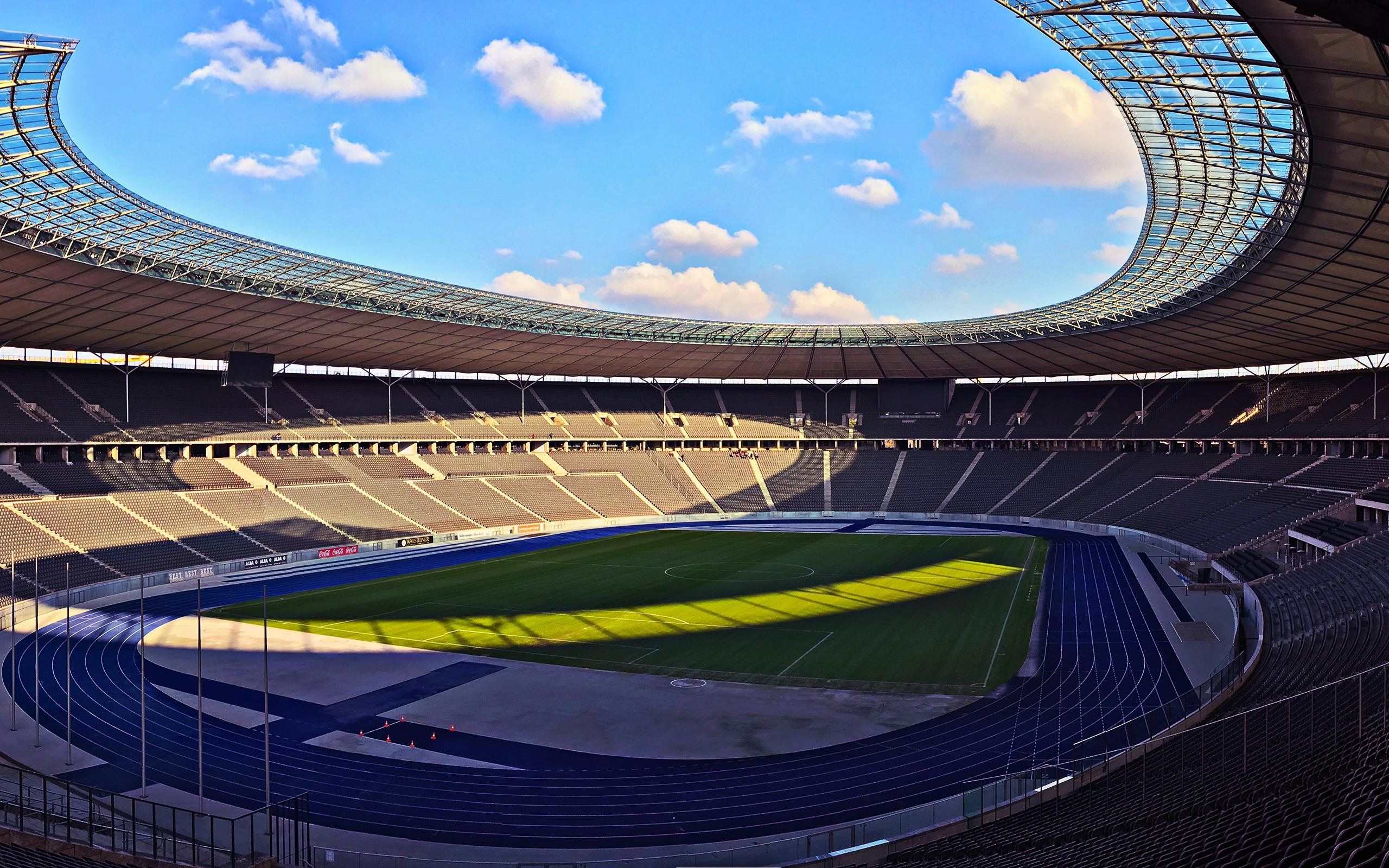 Download wallpaper Olympiastadion Berlin, Germany, German Football