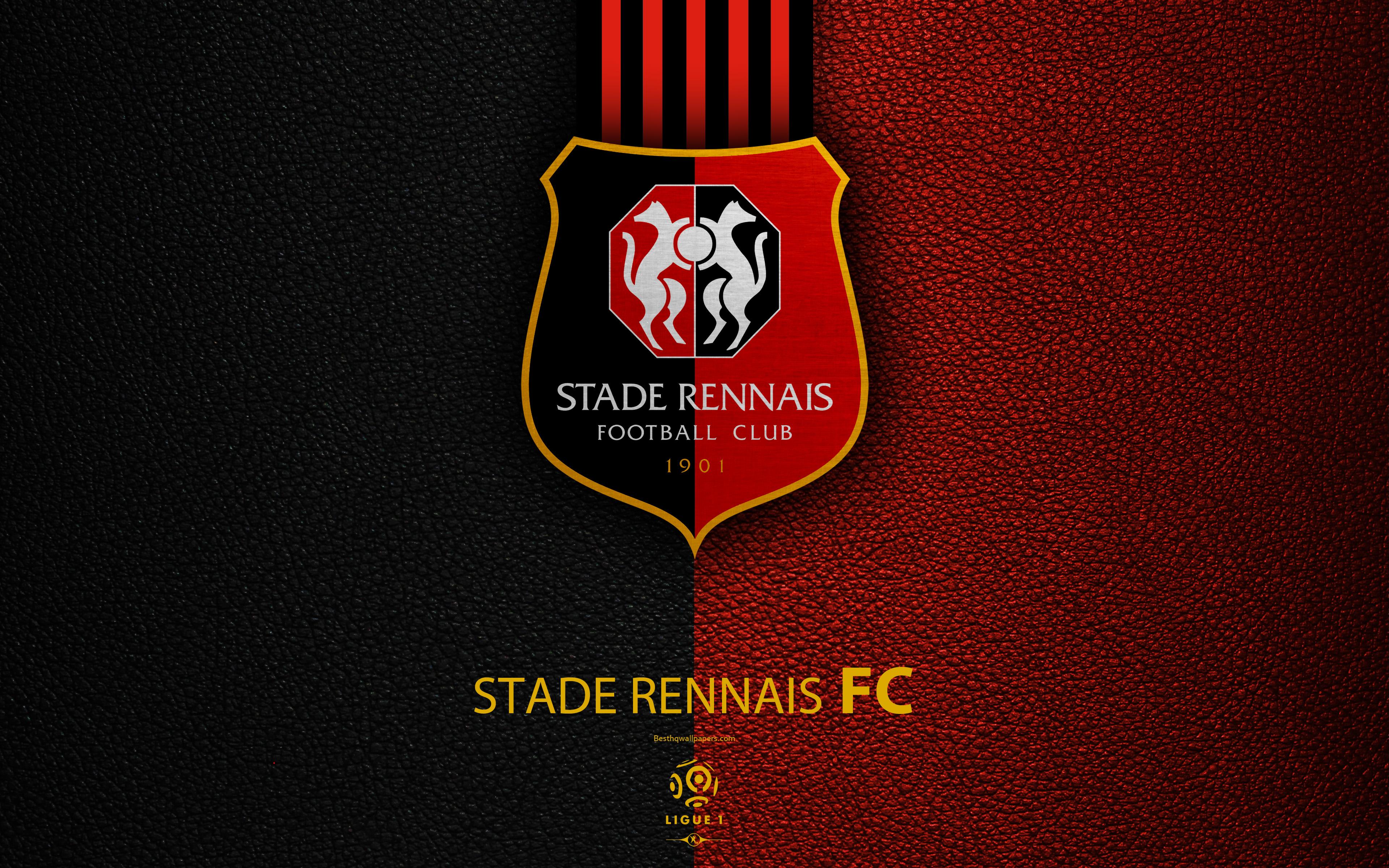 Download wallpaper Stade Rennais FC, 4K, French football club