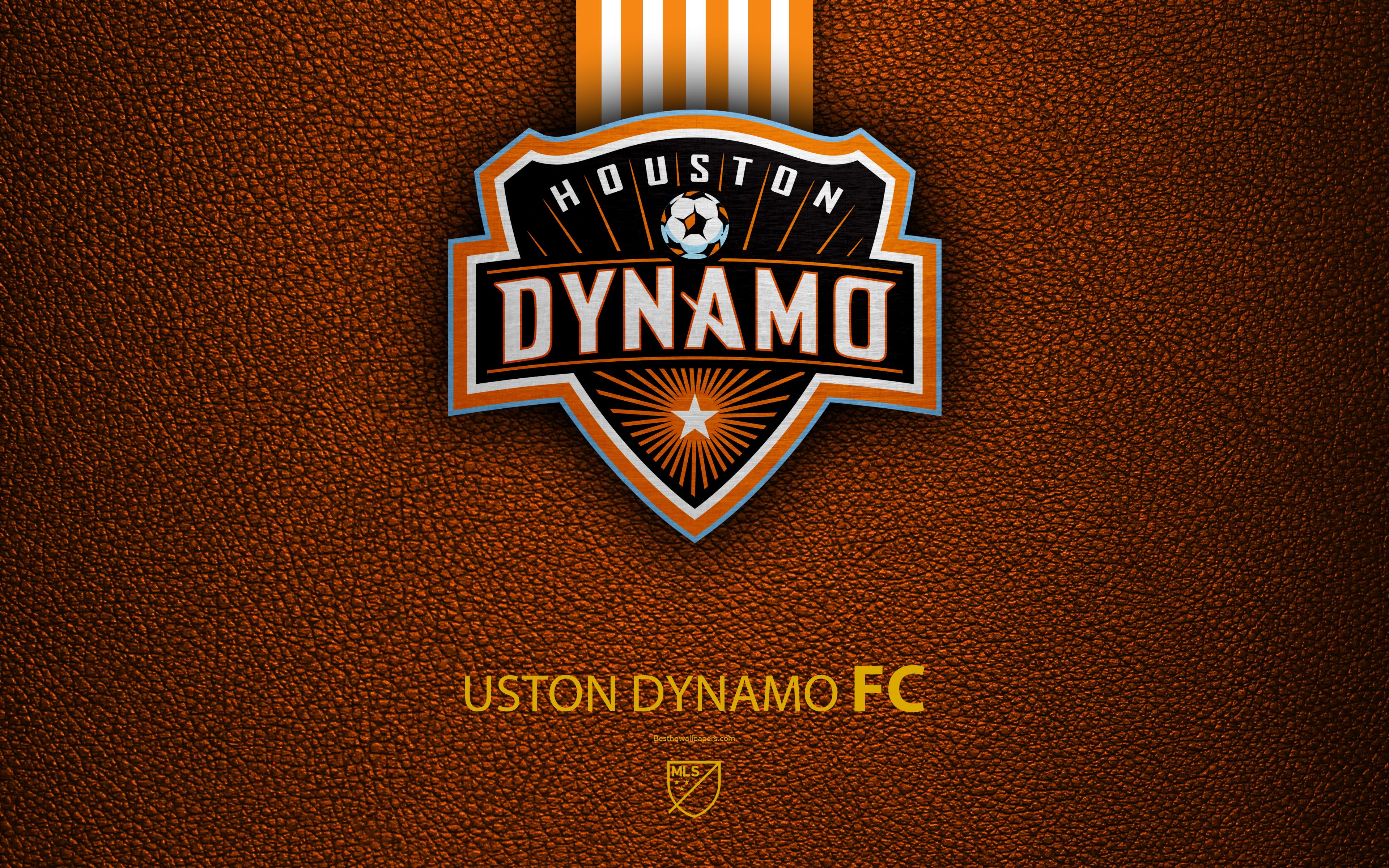Download wallpaper Houston Dynamo FC, 4K, American Soccer Club, MLS