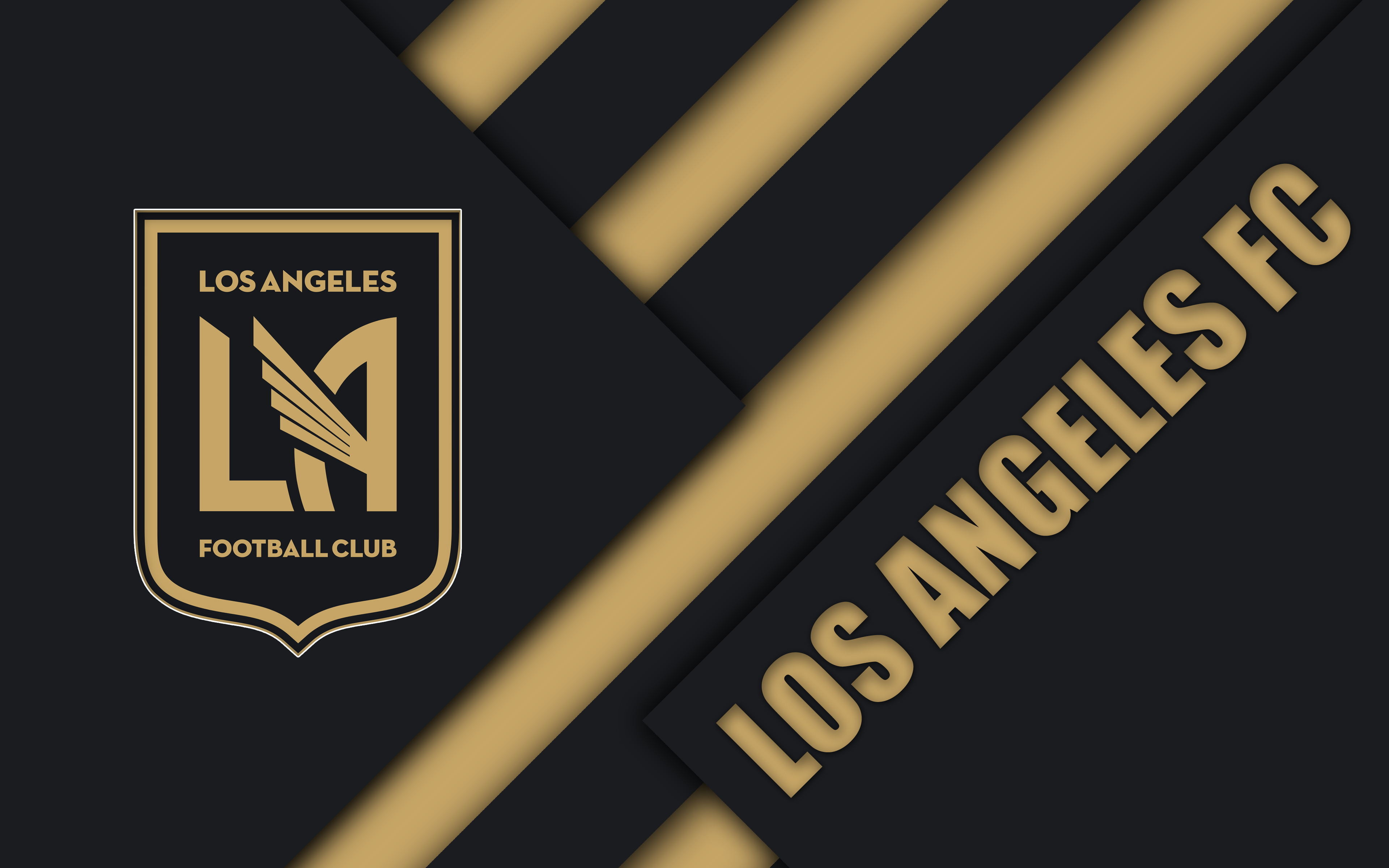 Soccer, Los Angeles FC, MLS, Logo wallpaper and background