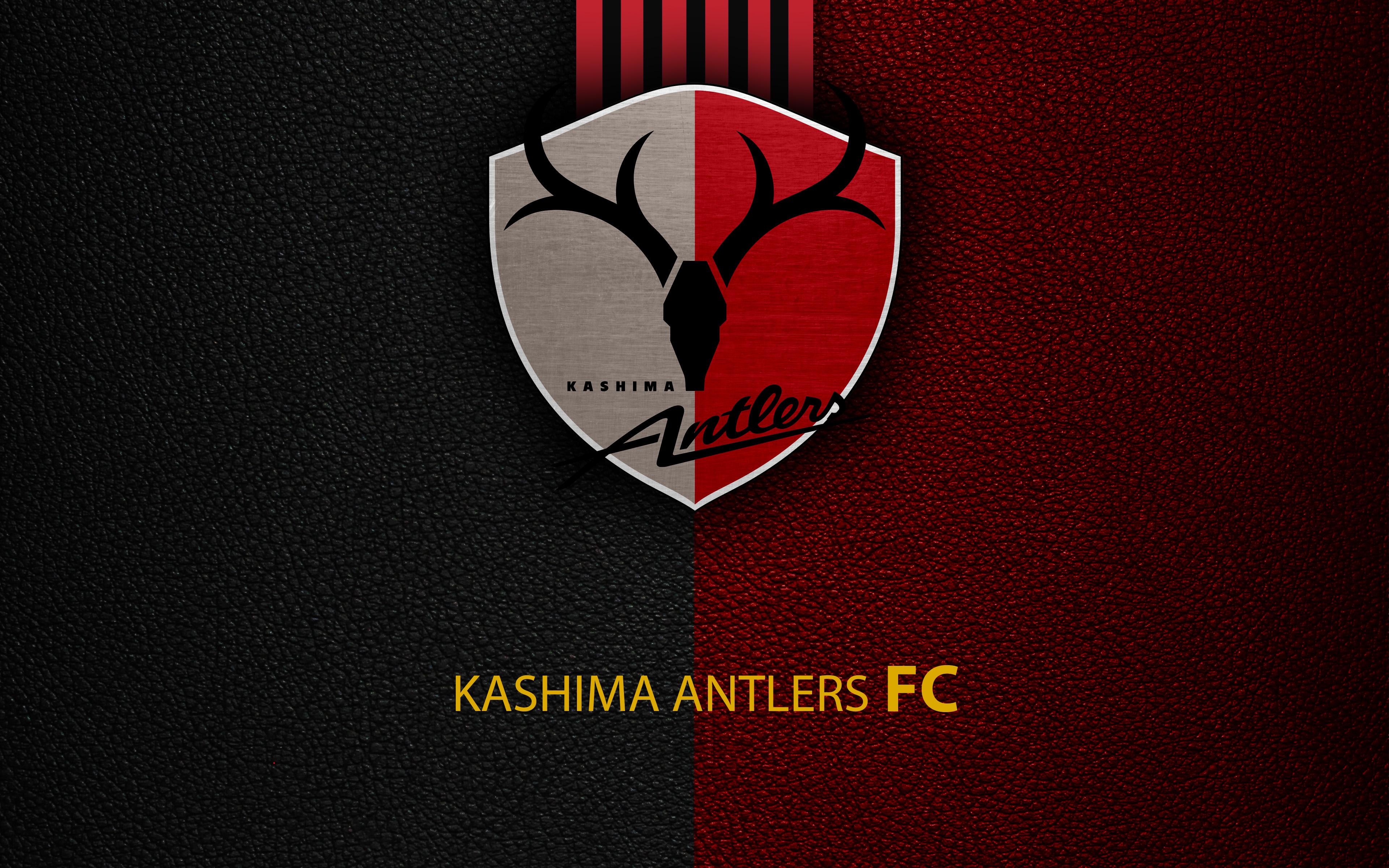 Kashima Antlers Logo 4k Ultra HD Wallpaper. Background Image