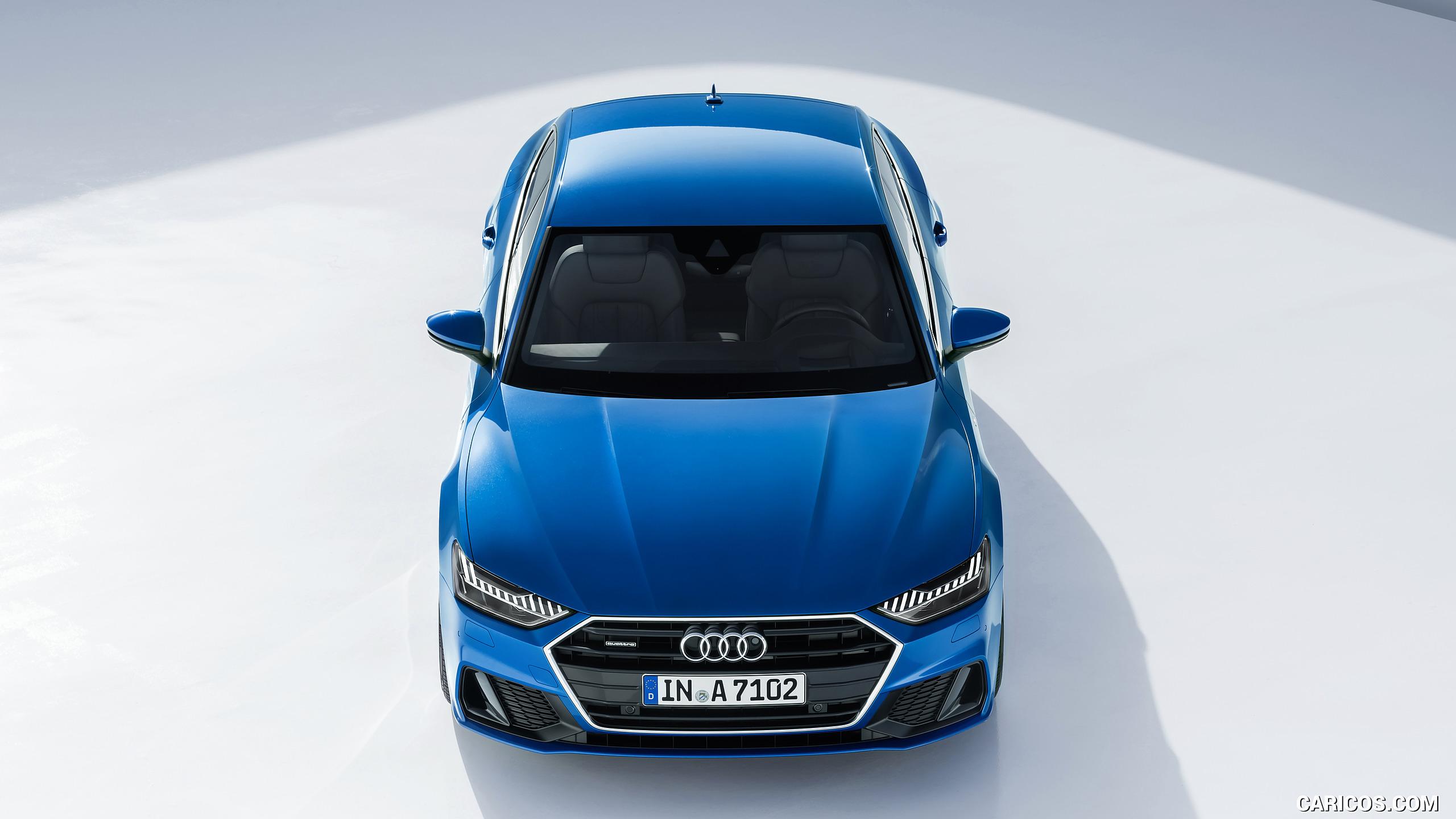 Audi A7 Sportback (Color: Ara Blue). HD Wallpaper