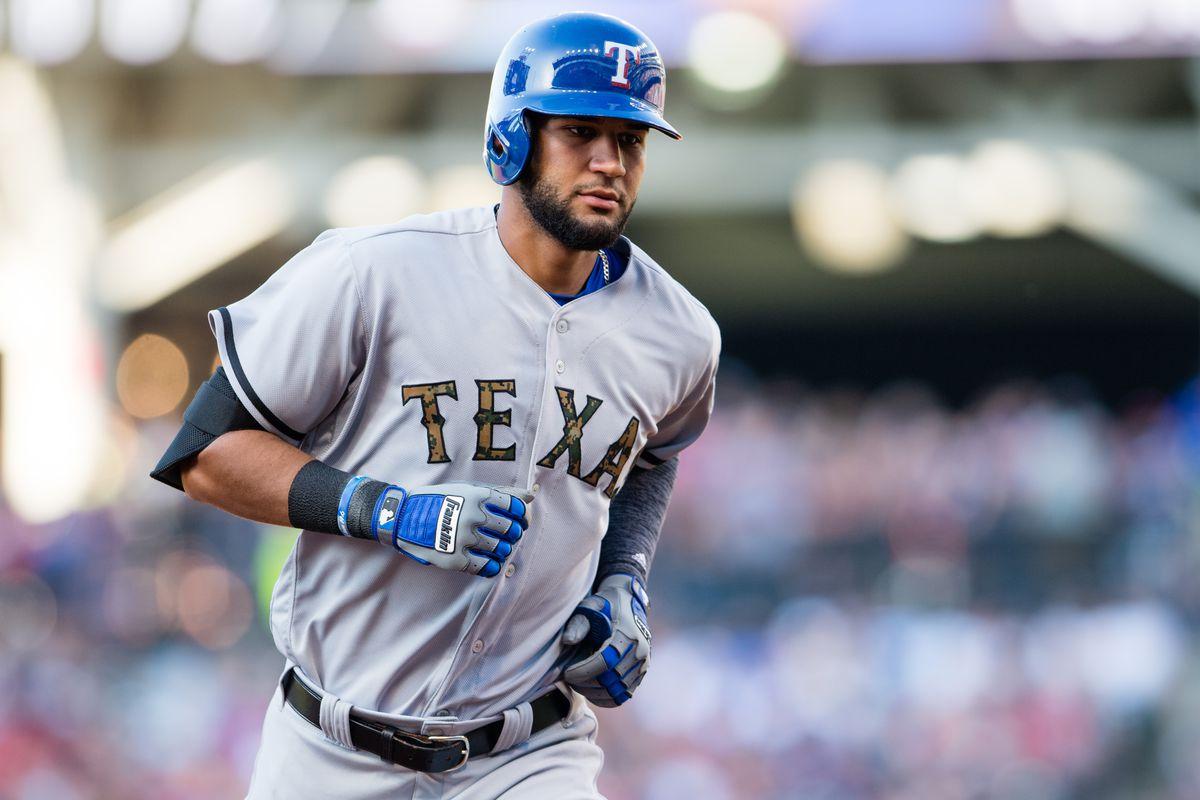 Nomar Mazara is A.L. Rookie of the Month. Again. Star Ball