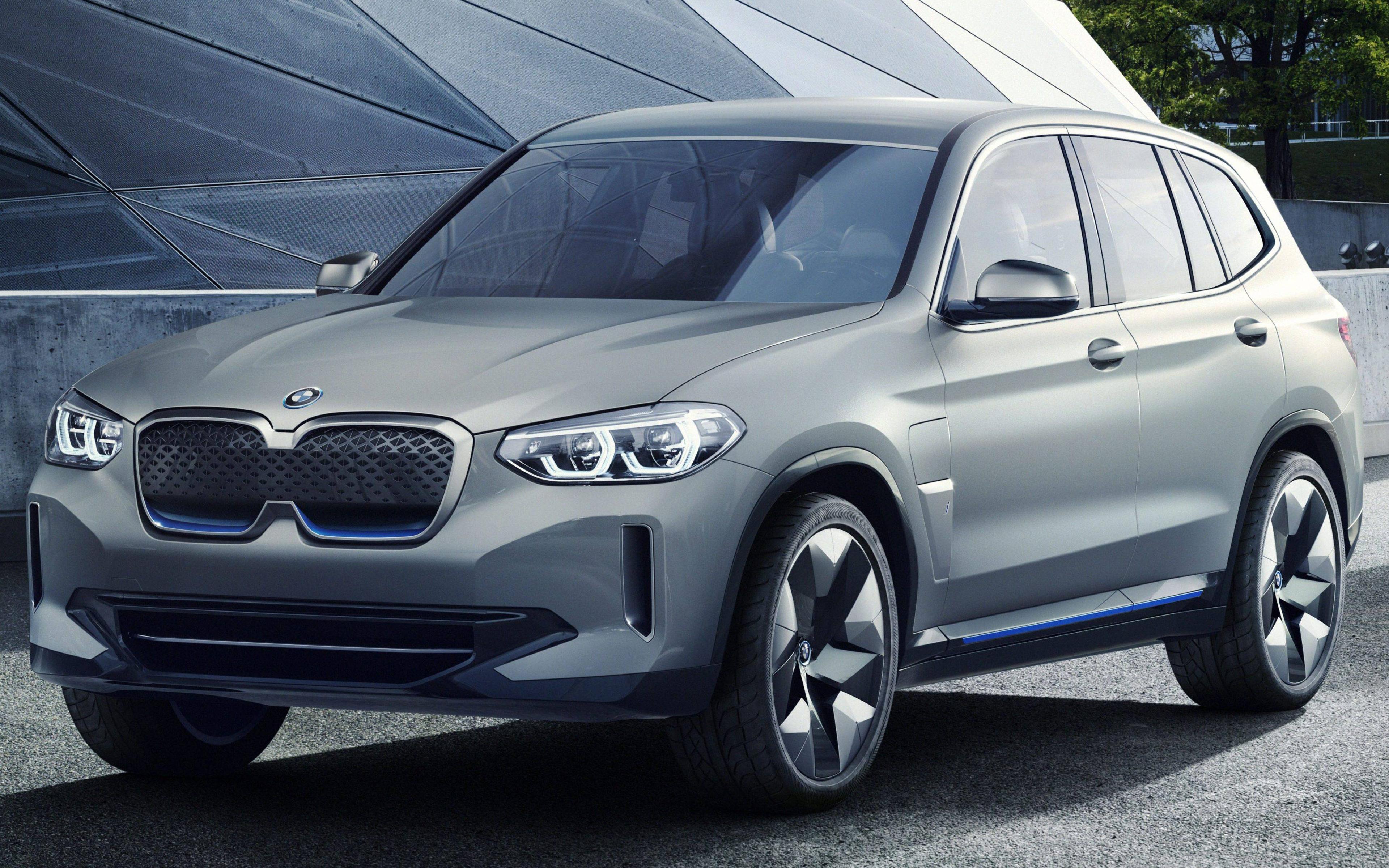 Download wallpaper BMW iX3 Concept, 4k, road, 2019 cars, electric