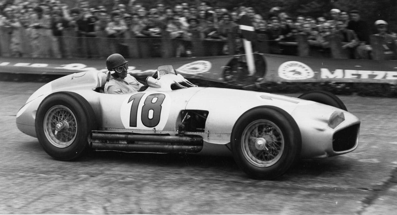 Mercedes Benz W196 Driven To Victory By Juan Manuel Fangio Up
