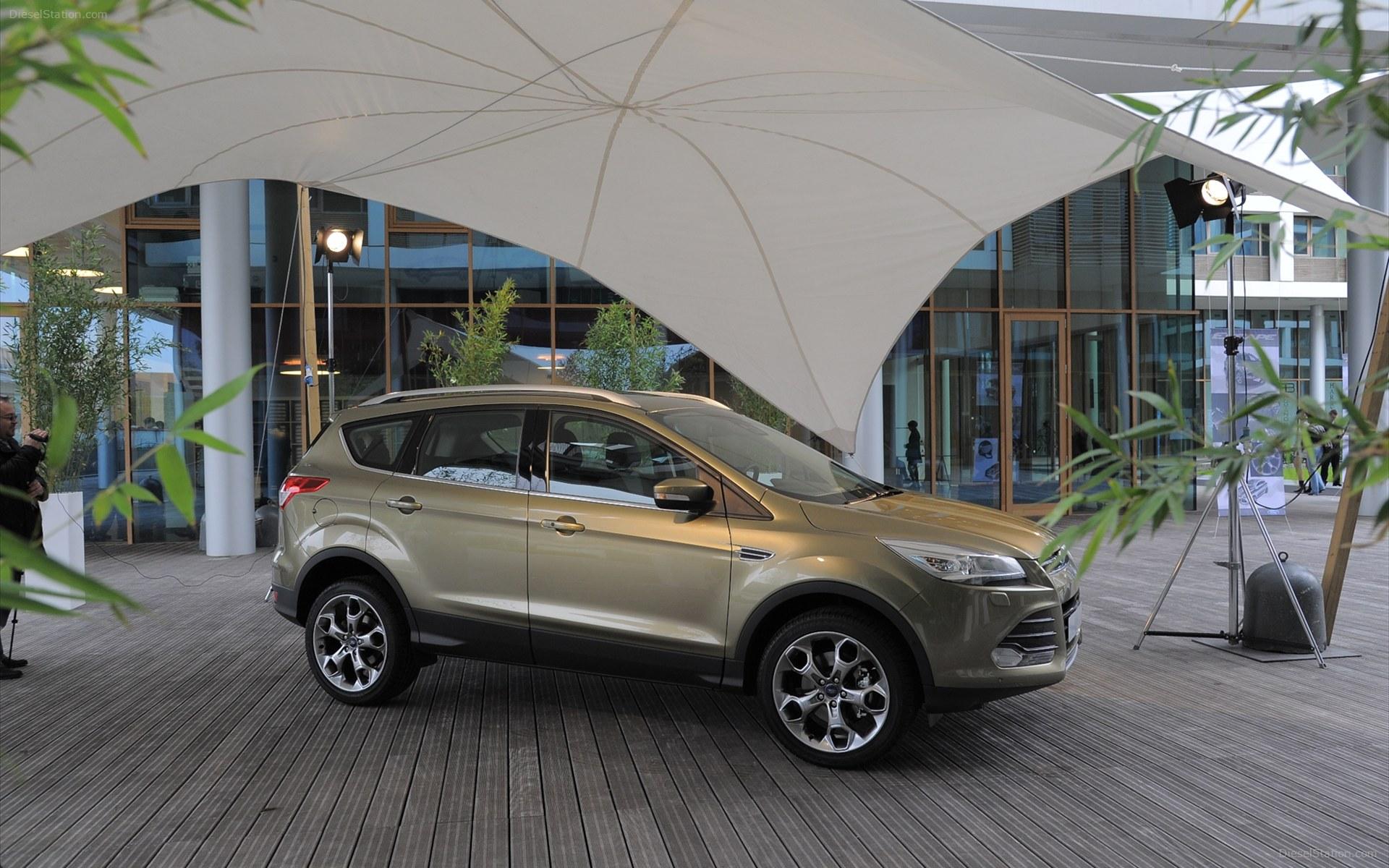Ford Kuga 2012 Widescreen Exotic Car Wallpaper of 8, Diesel Station