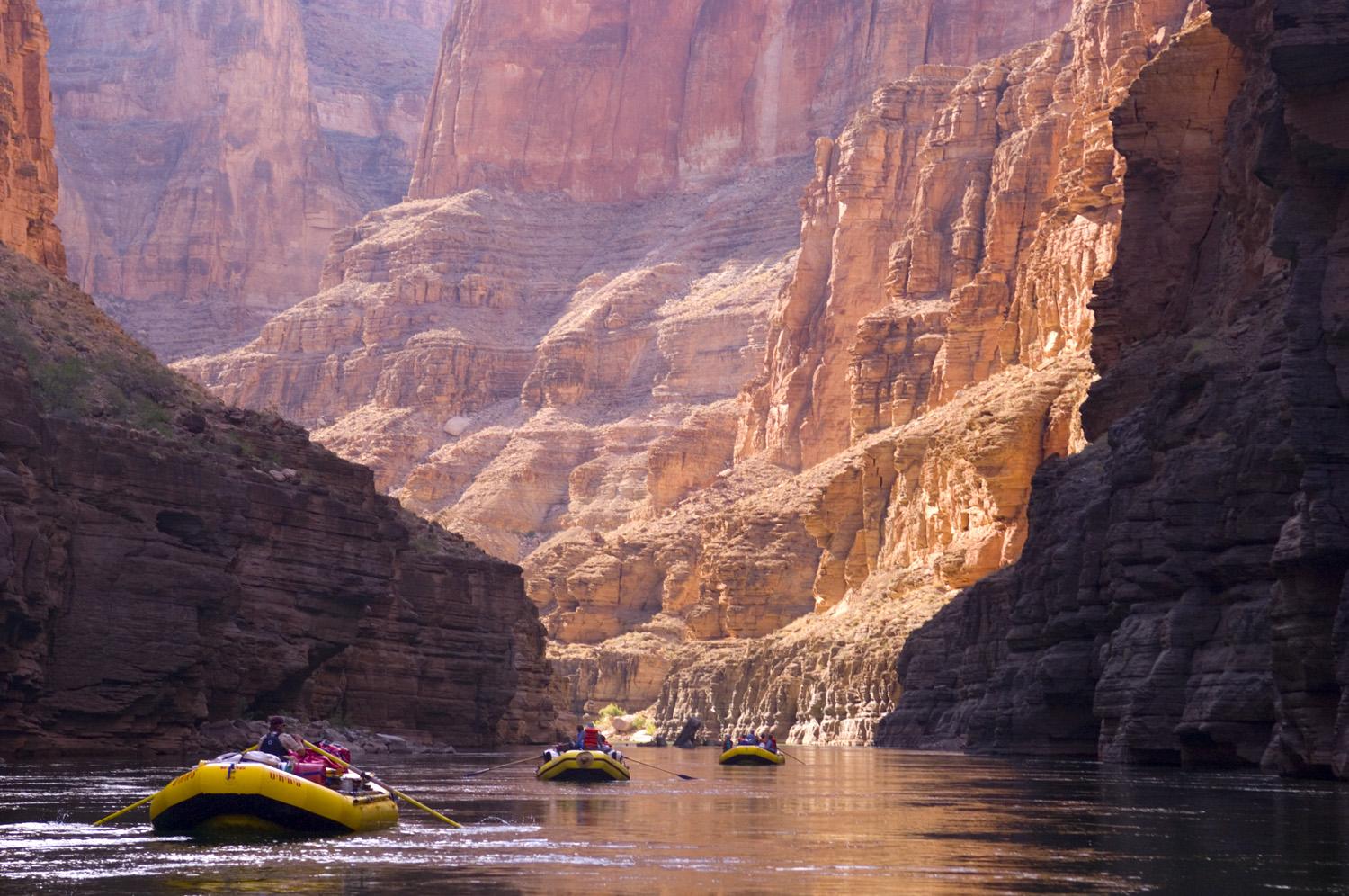 Grand Canyon River Rafting HD Wallpaper, Background Image