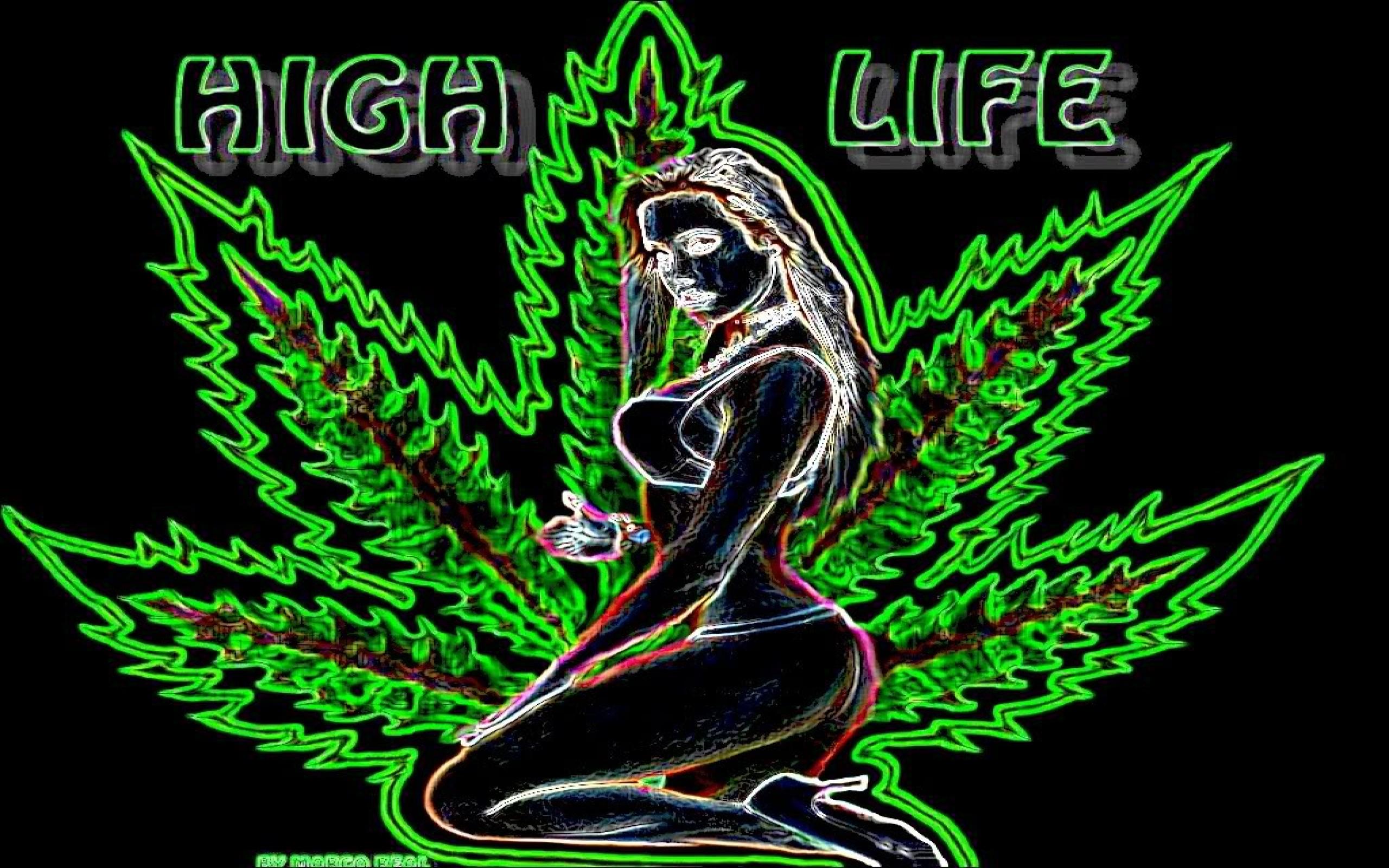 Weed Girl Wallpapers Wallpaper Cave