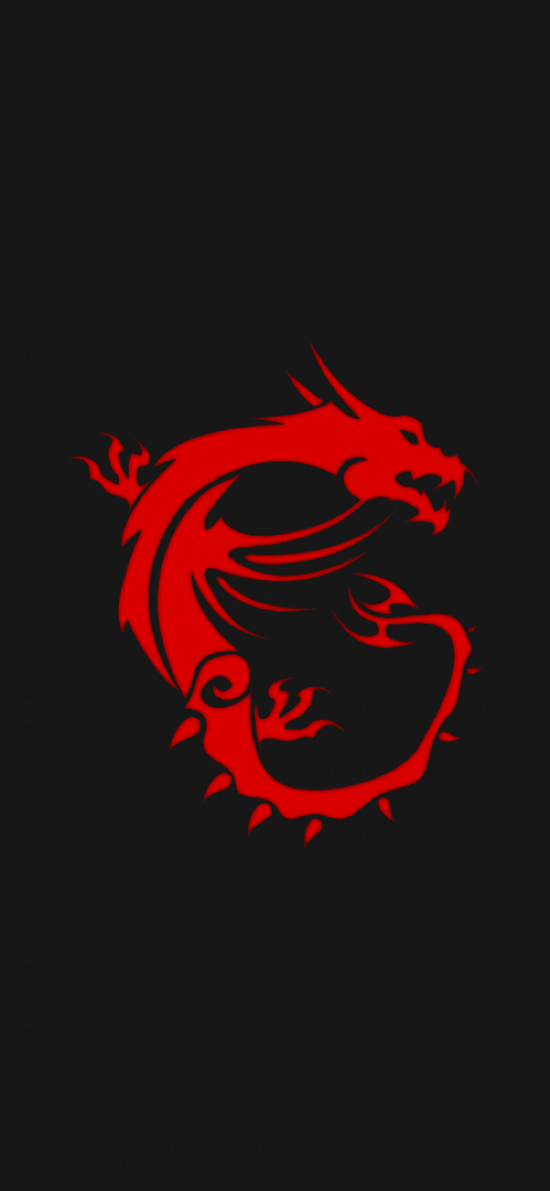 Download 1125x2436 Msi, Dragon, Logo Wallpaper for iPhone X