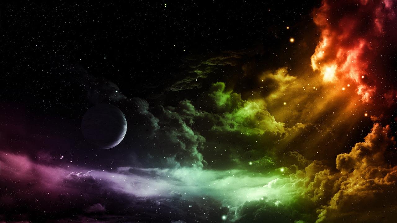 Wallpaper: 1280x720: Art, Nature, Space, Awesome