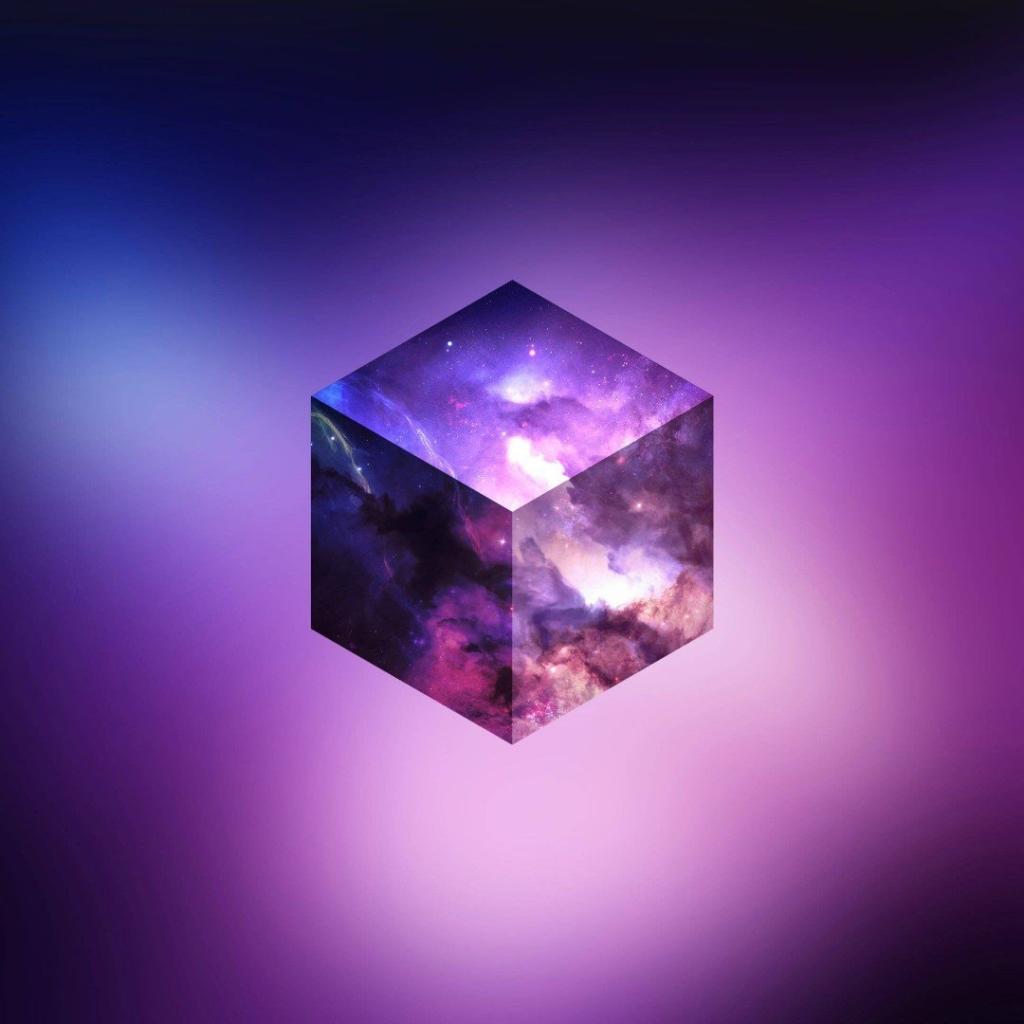 Abstract Cube (1024x1024) Wallpaper