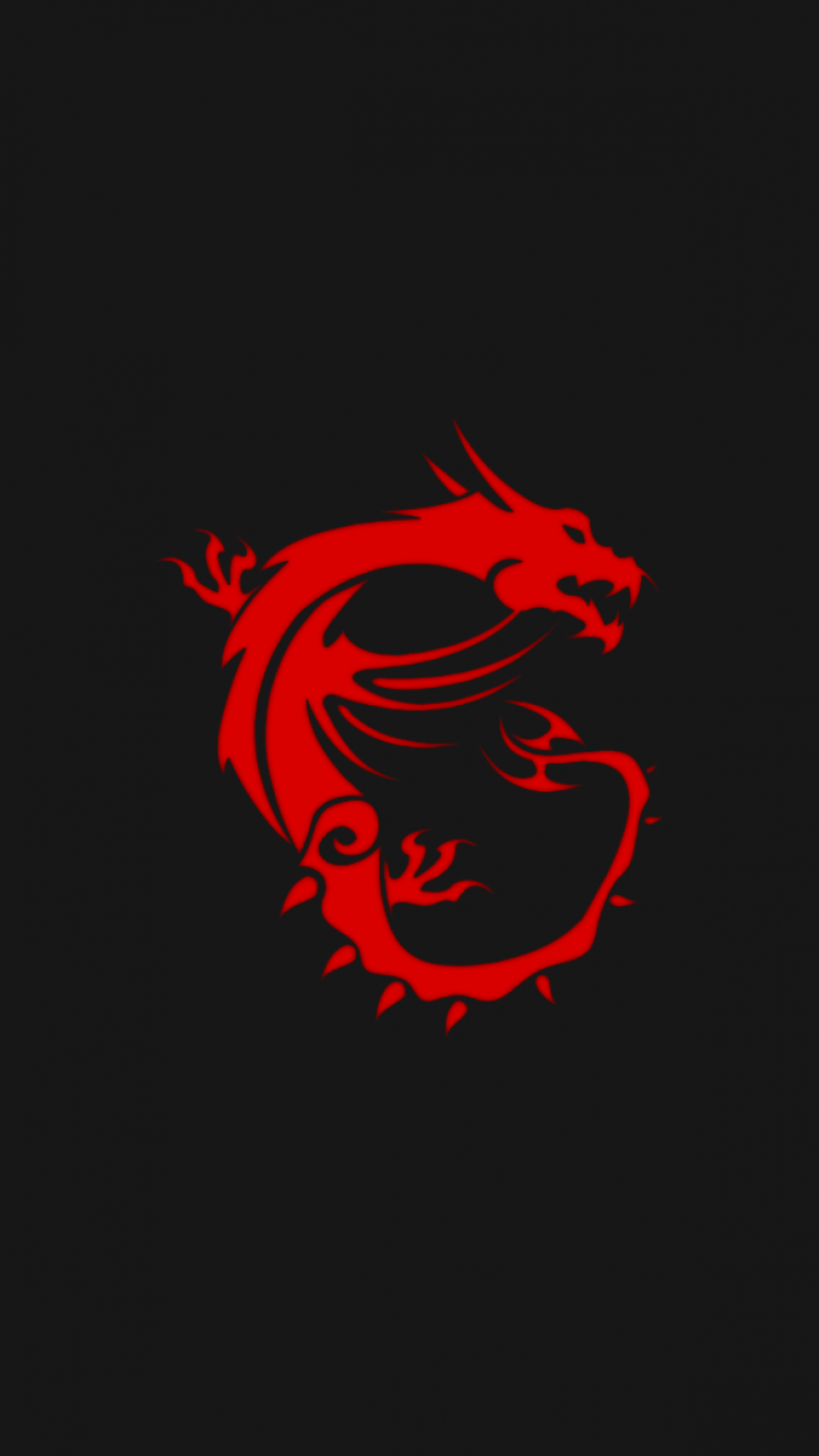 Download 750x1334 Msi, Dragon, Logo Wallpaper for iPhone iPhone