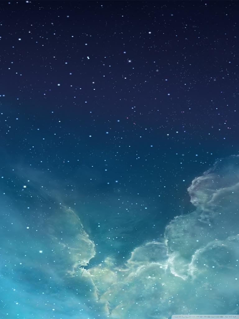 iOS 7 Galaxy ❤ 4K HD Desktop Wallpaper for 4K Ultra HD TV • Dual