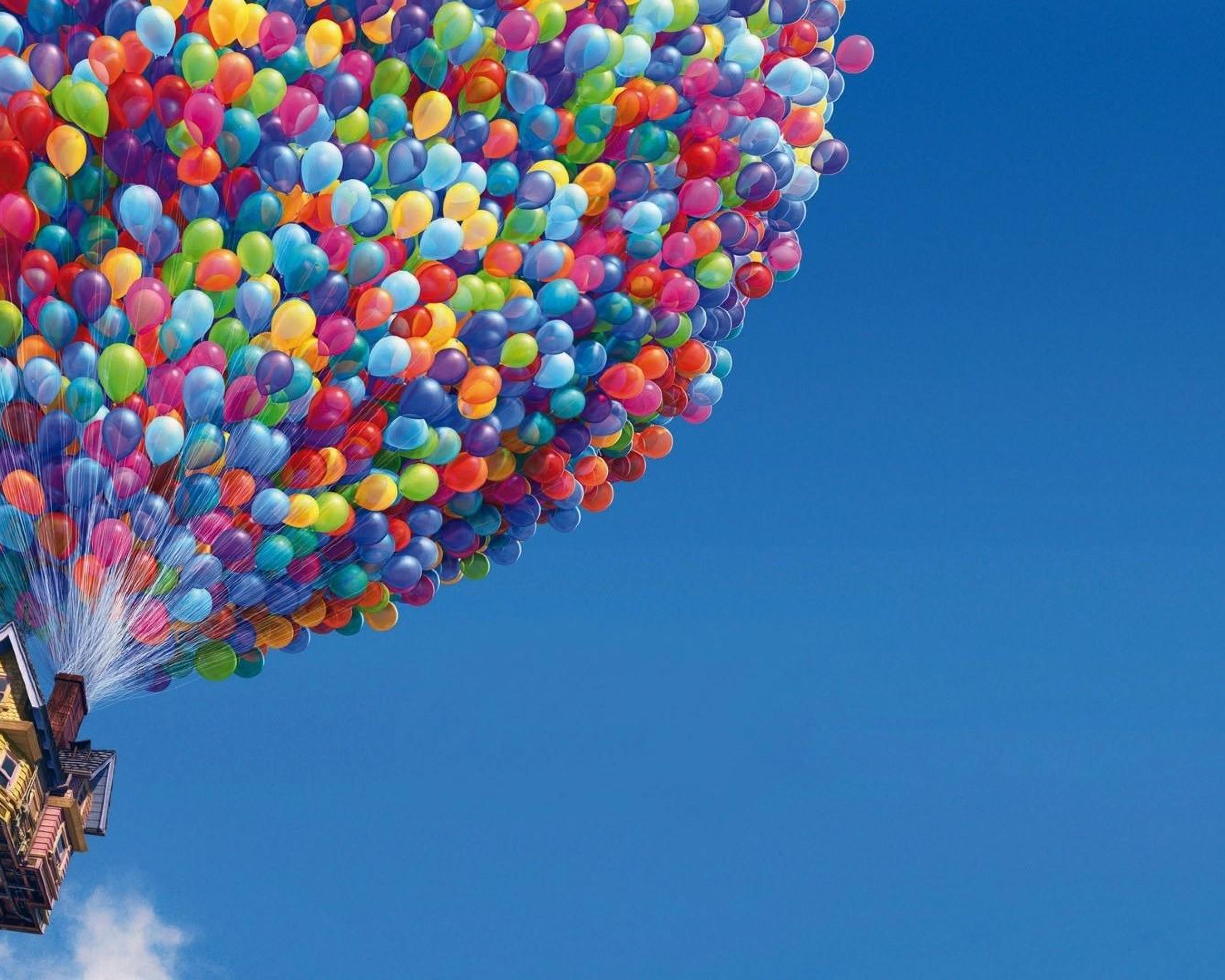 Download House with balloons up Pixar Cartoons Up HD Wallpaper