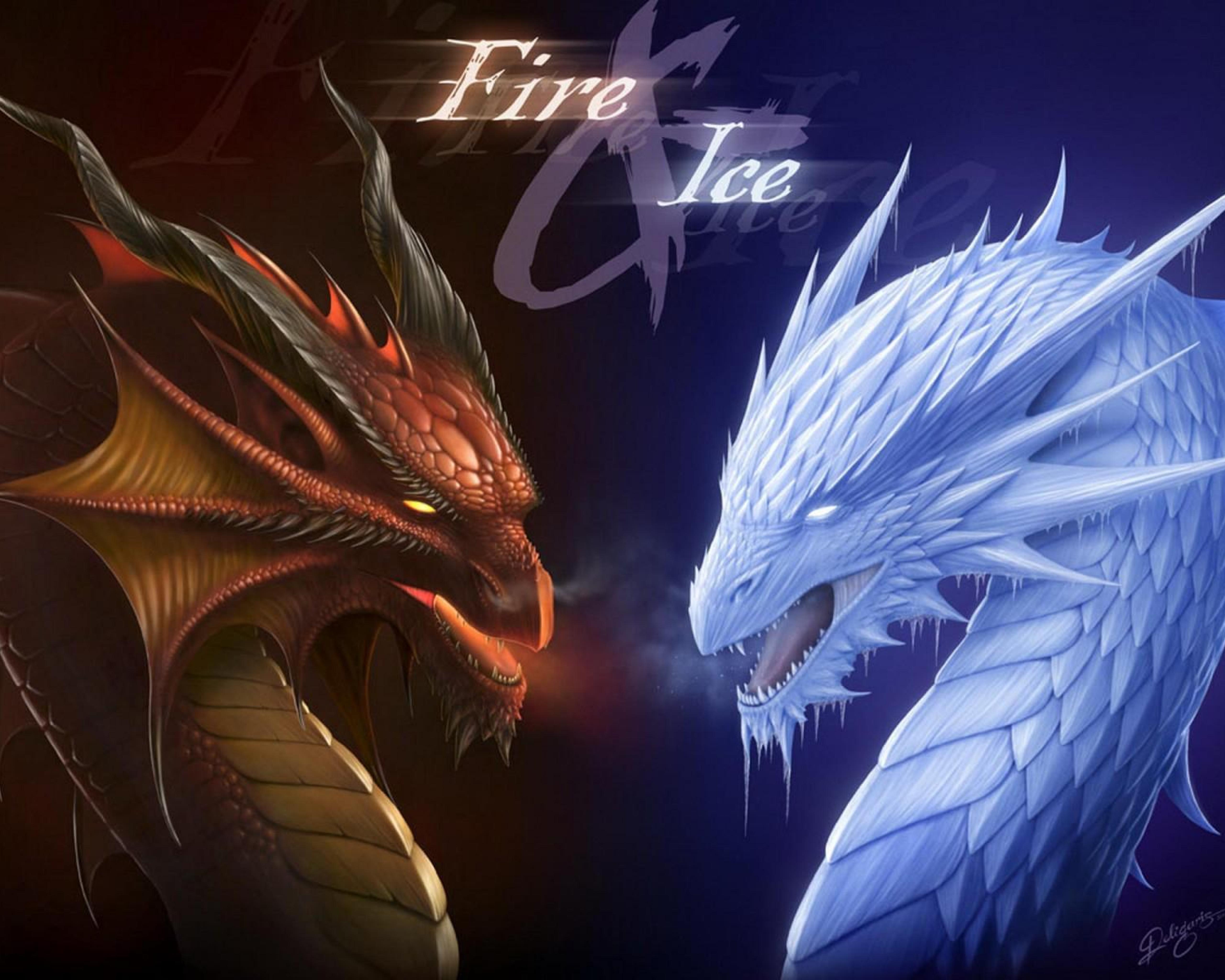 fire dragon fantasy fire and ice frost 26387 download