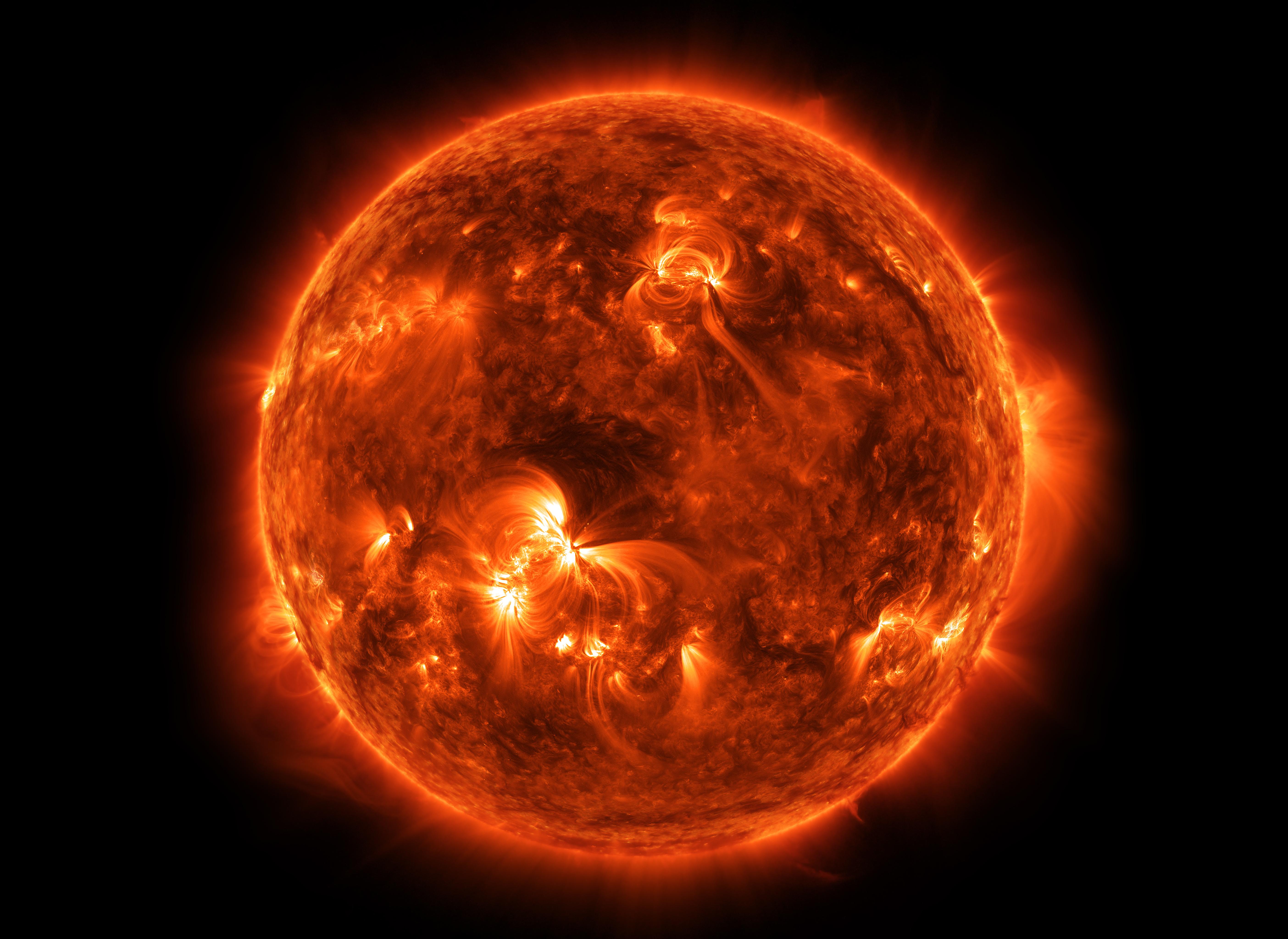 Hubble Image High Resolution Sun about space