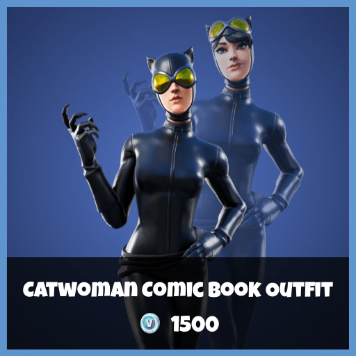 Catwoman Comic Book Outfit Fortnite wallpaper