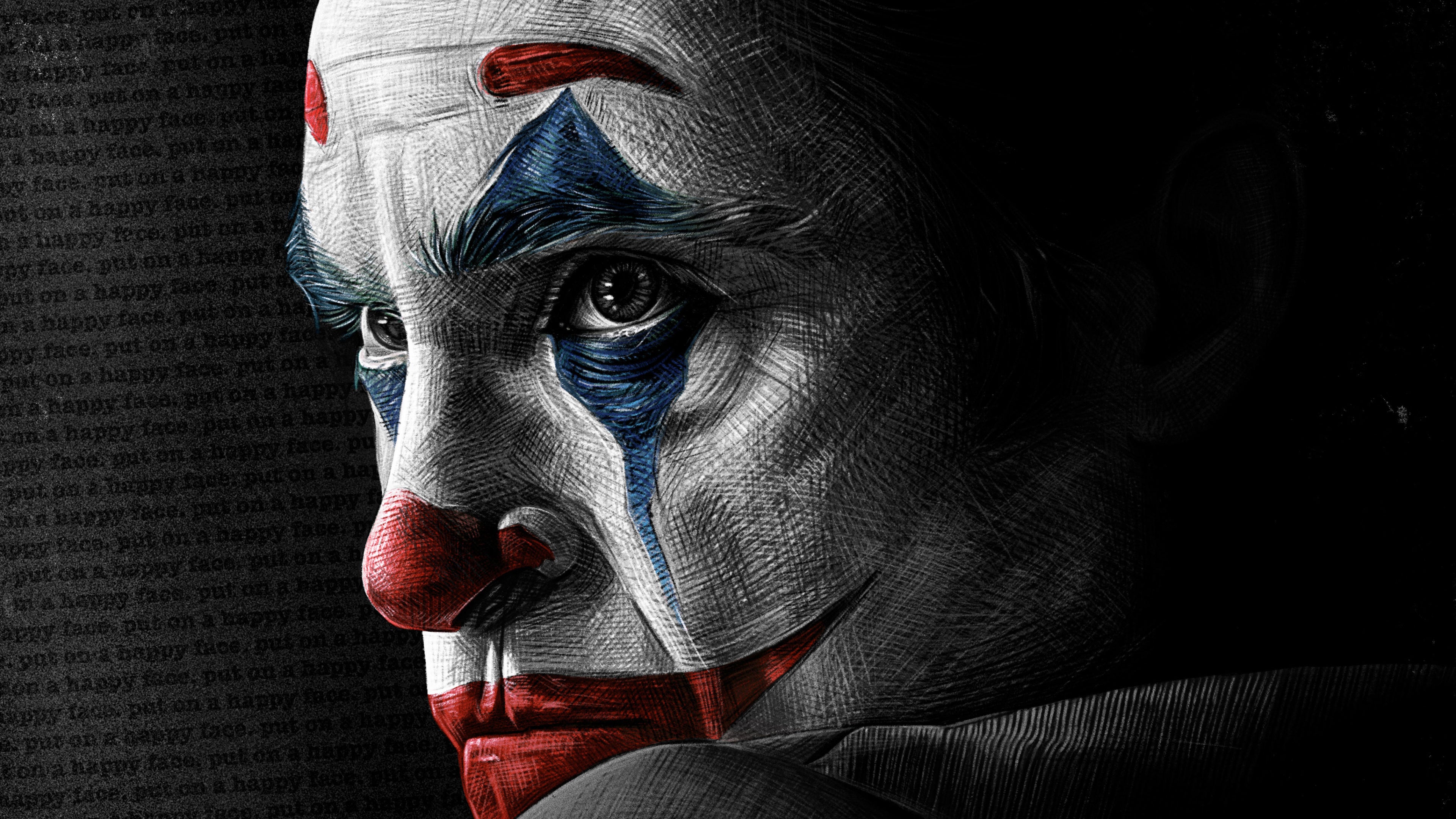 Joaquin Phoenix as Joker 4K wallpaper