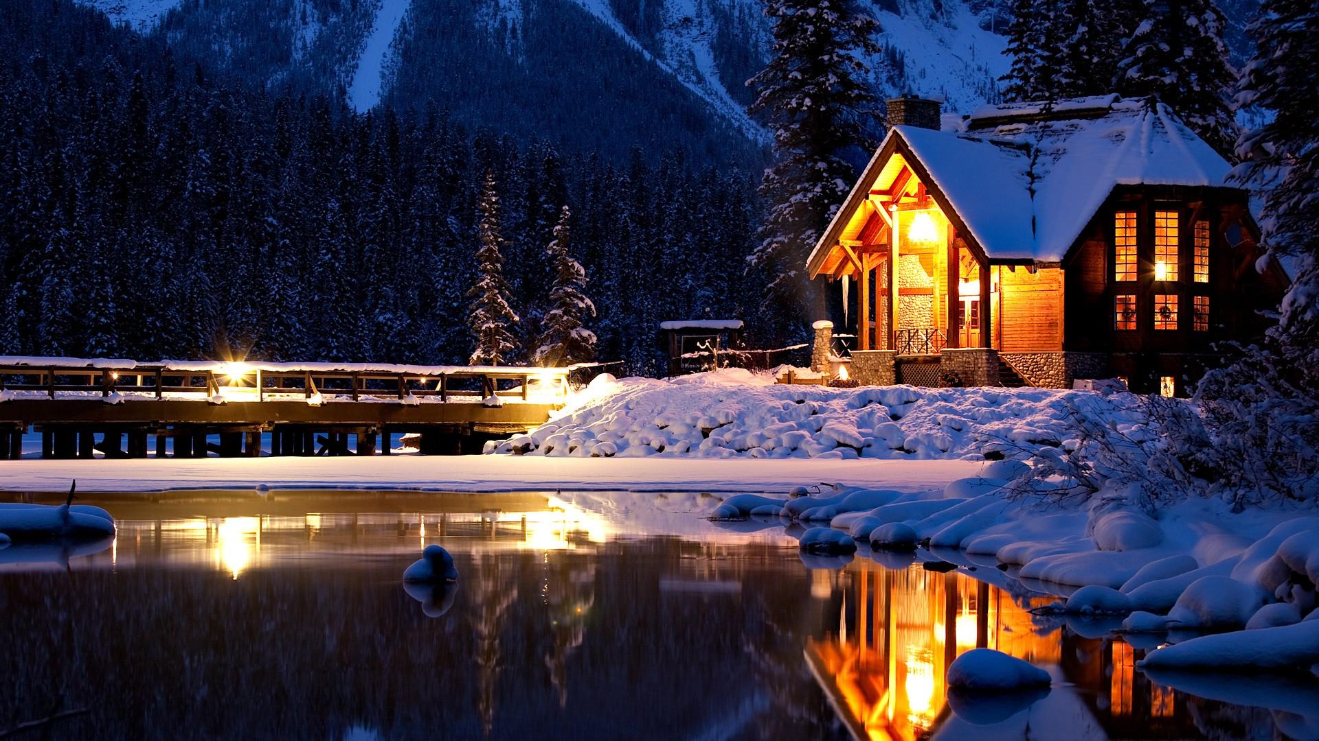 Winter Emerald Lake Wallpapers Wallpaper Cave