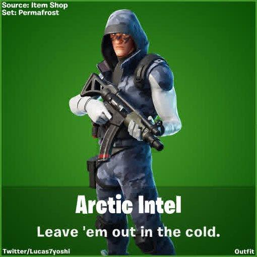 Arctic Intel Fortnite wallpaper