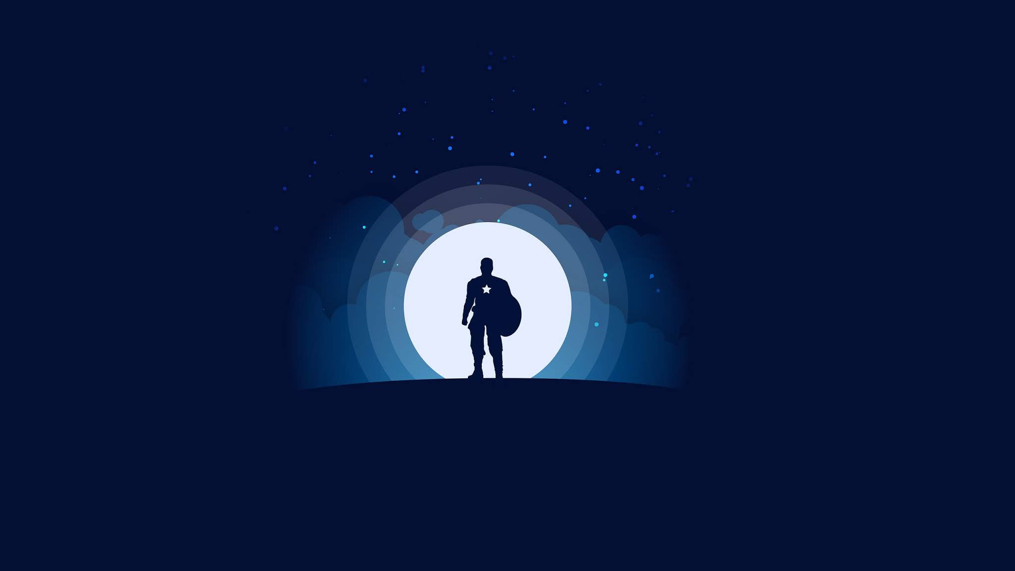 Captain America Minimal Wallpapers Wallpaper Cave