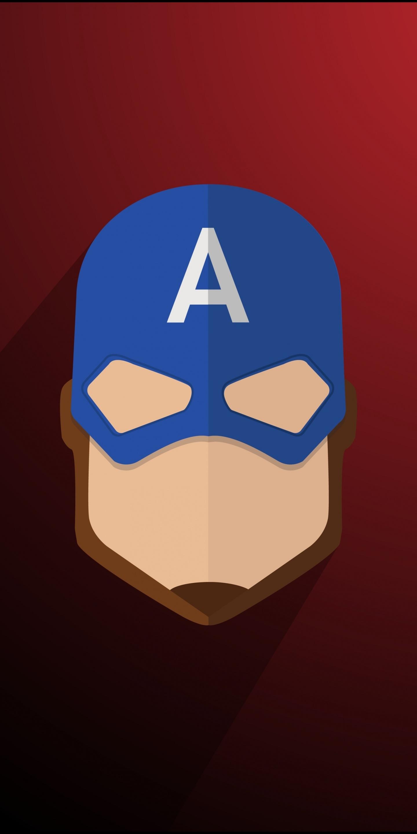 Captain America Minimal Wallpapers Wallpaper Cave