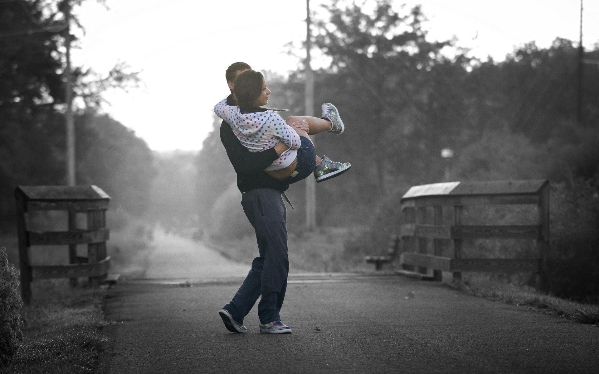 Carrying girl